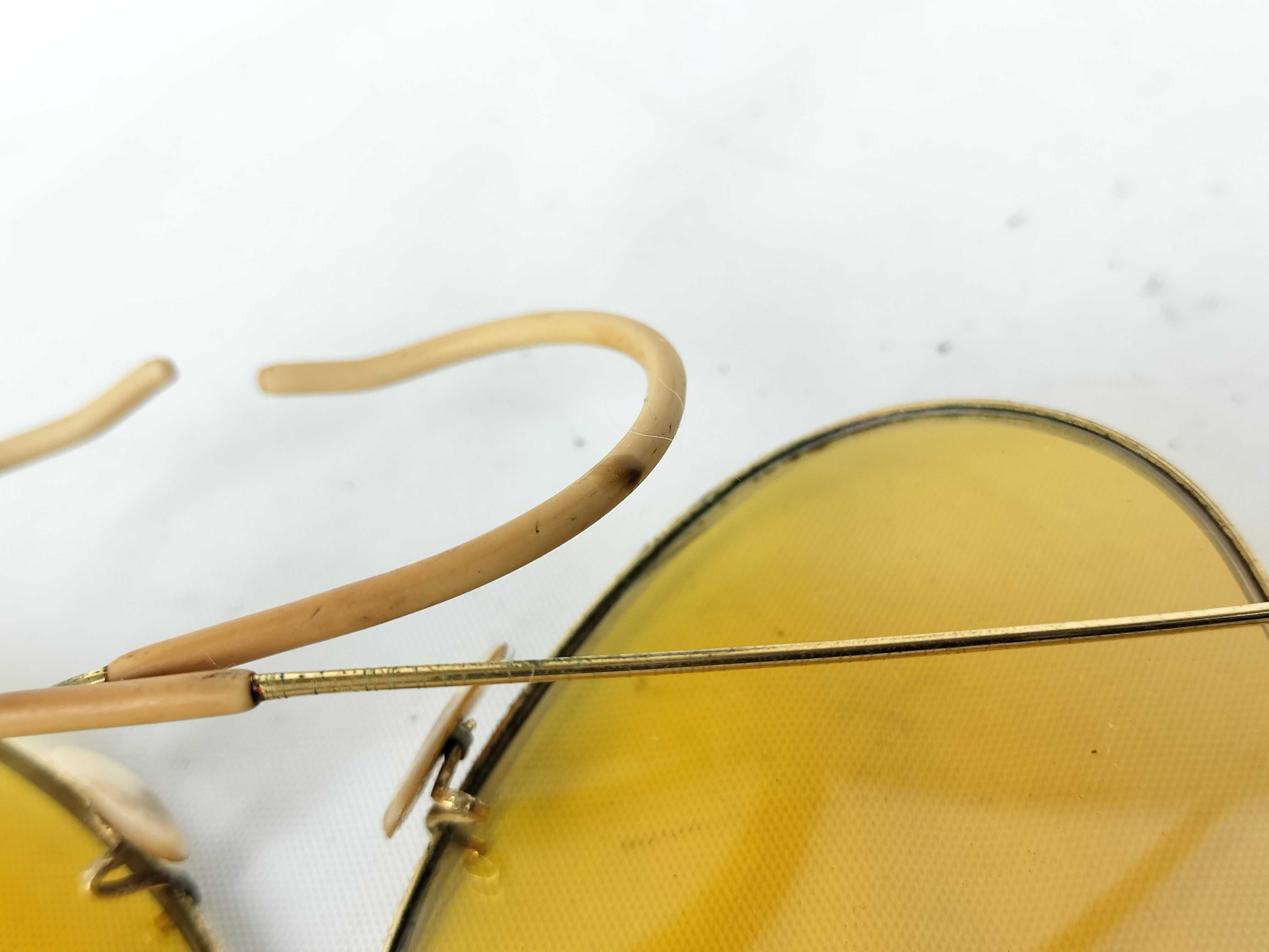 Bausch & Lomb Ray-Ban Shooter Aviator Sunglasses with Yellow Kalichrome Lenses