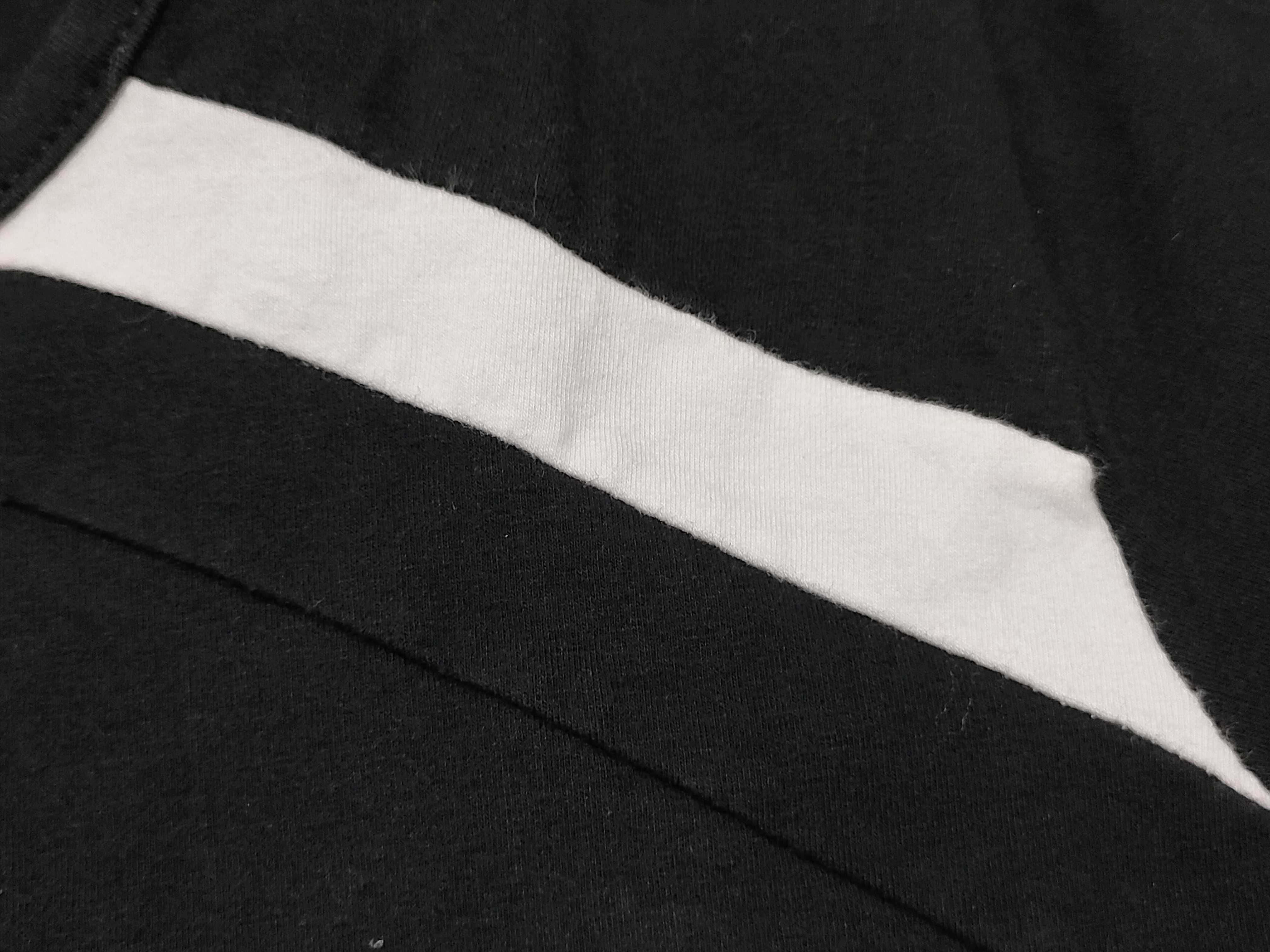Vintage Chanel Boutique Black Cotton Graphic T-Shirt with Shoulder Cut-Outs