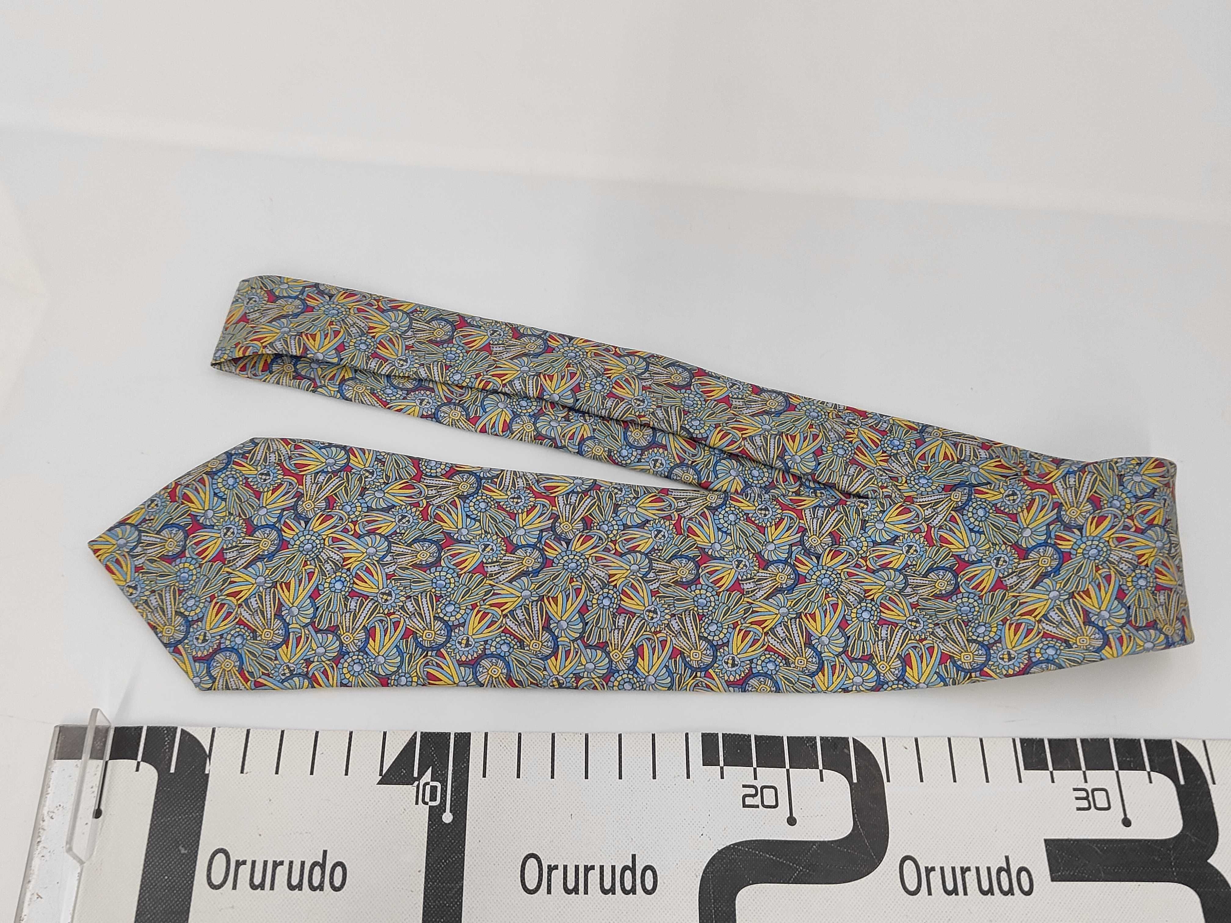 Group of Three Hermes Silk Neckties