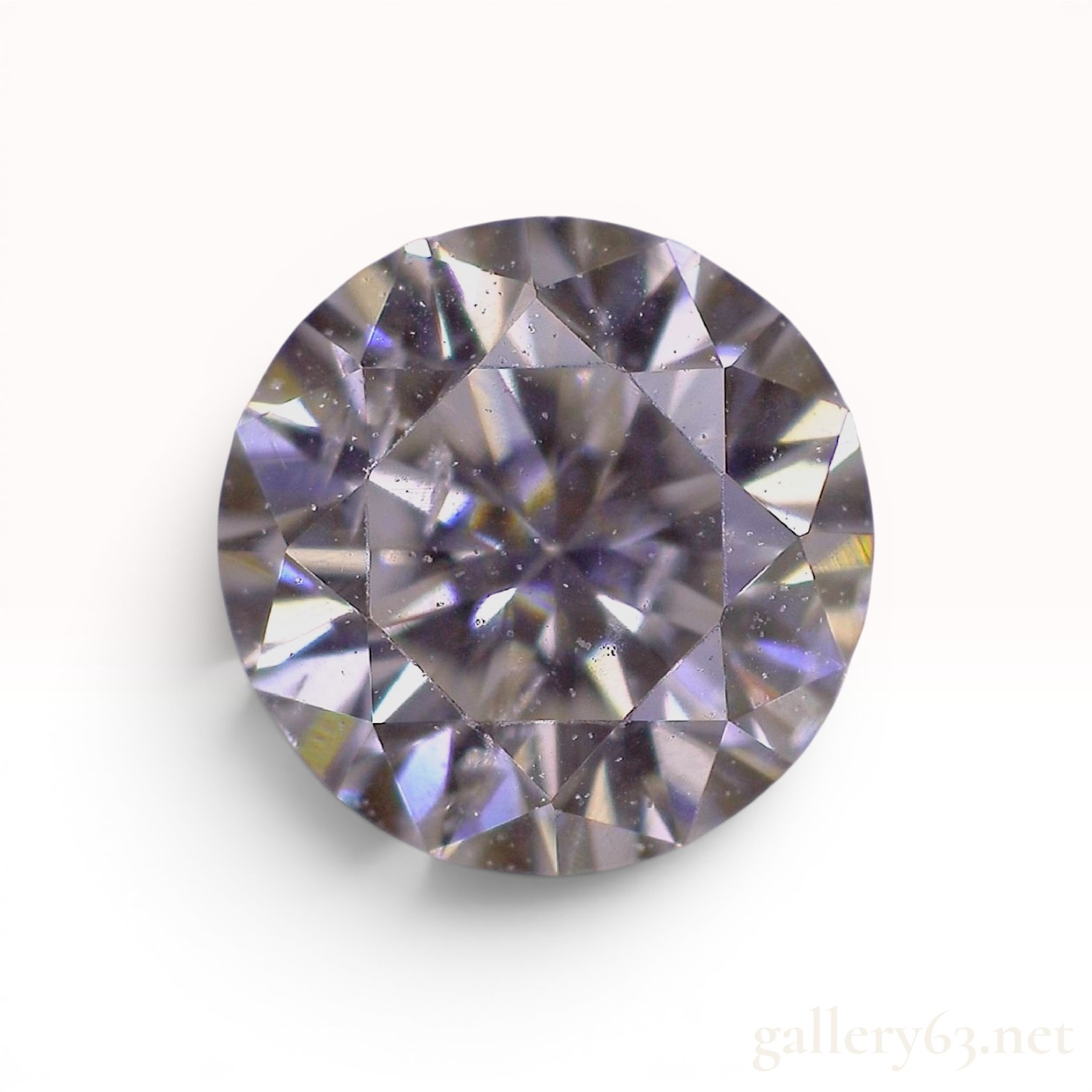 Natural Round Brilliant Cut Diamond, 0.209 Carat, K Color, SI-2 Clarity, CGL Certified