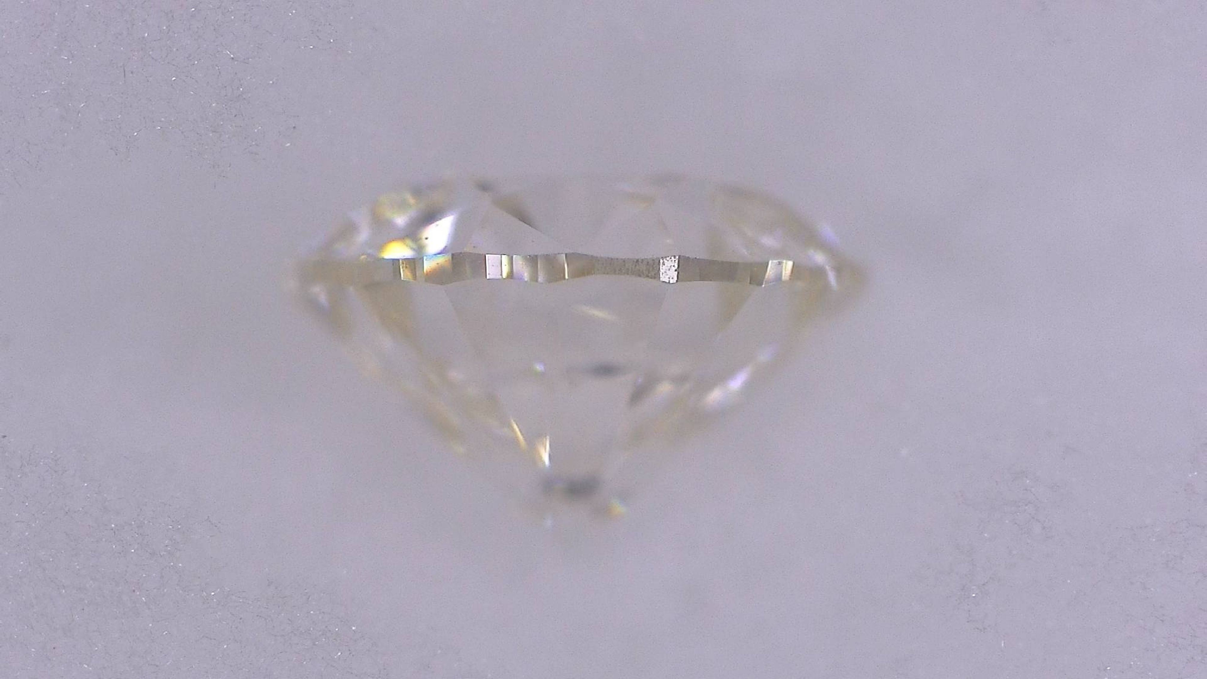 Natural Round Brilliant Cut Diamond, 0.209 Carat, K Color, SI-2 Clarity, CGL Certified