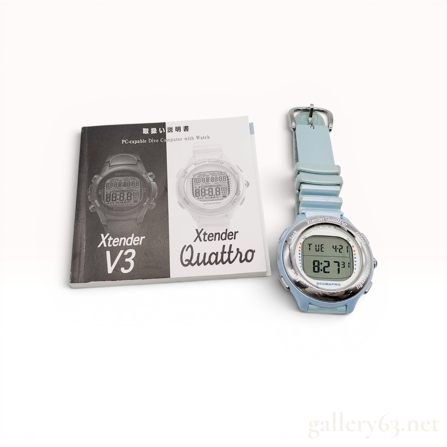Scubapro Xtender Quattro Dive Computer and Digital Watch Model DW40-4A10