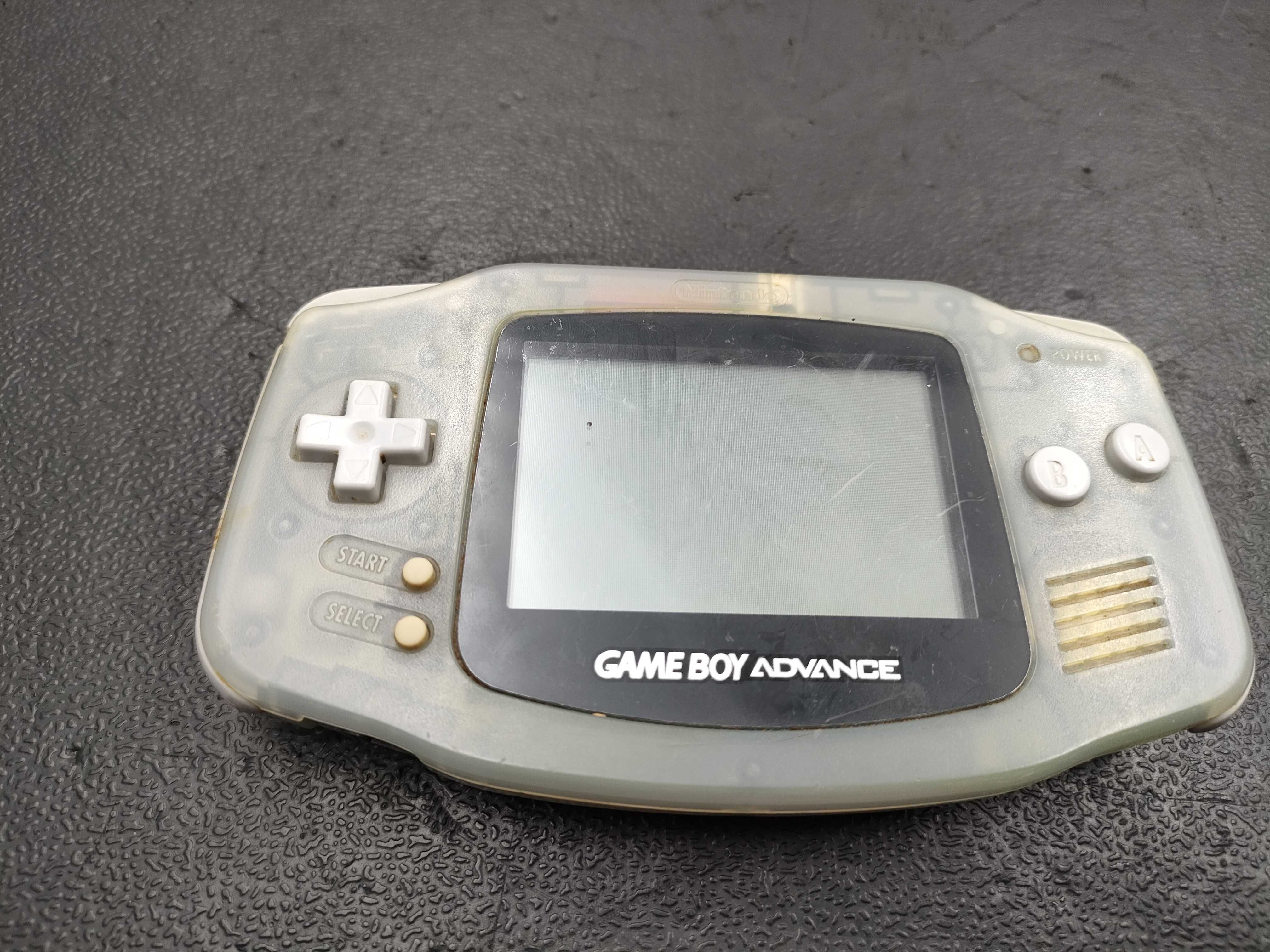 Nintendo Game Boy Advance AGB-001, 32-bit ARM7TDMI, Glacier Transparent Housing