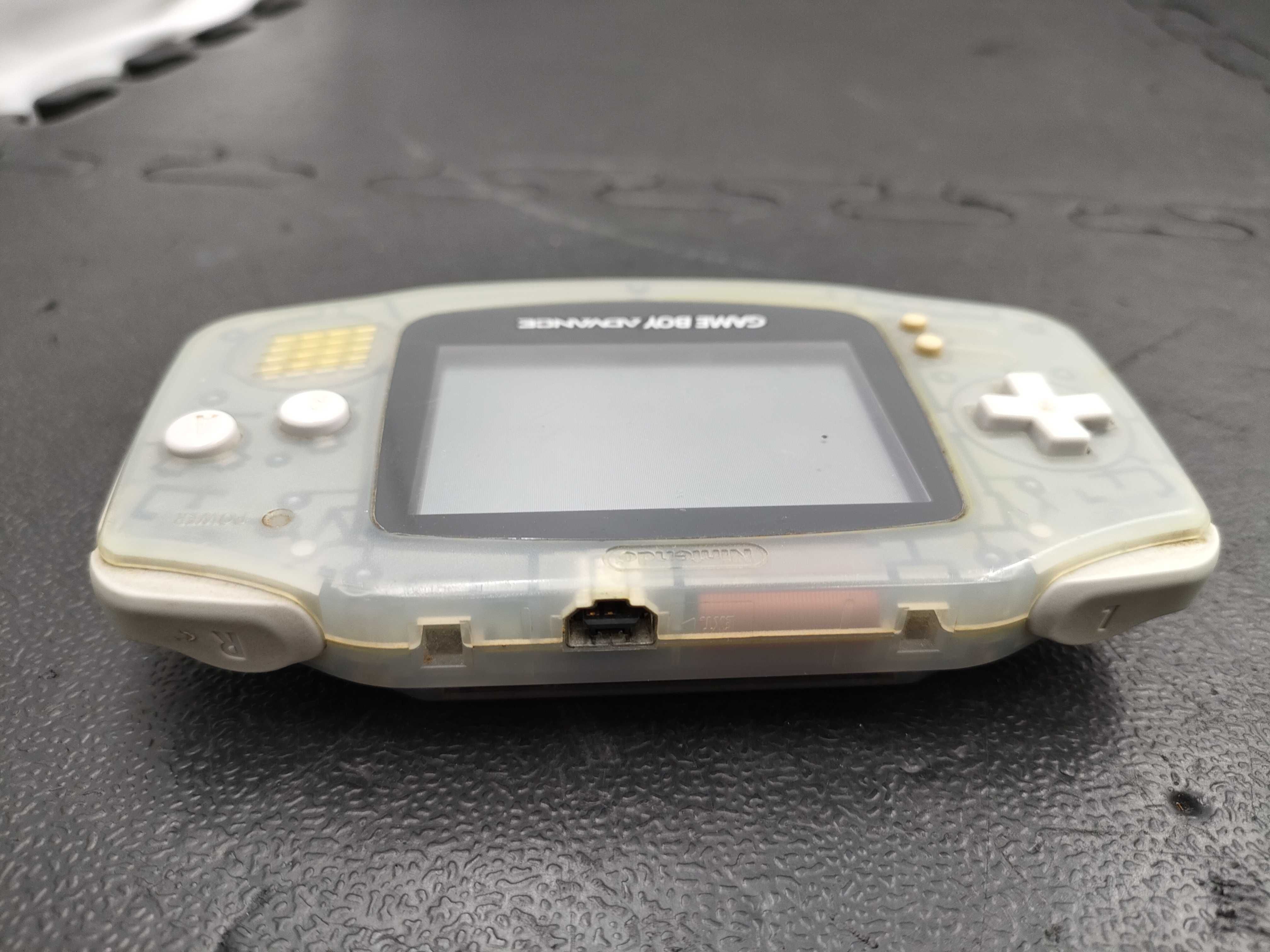 Nintendo Game Boy Advance AGB-001, 32-bit ARM7TDMI, Glacier Transparent Housing