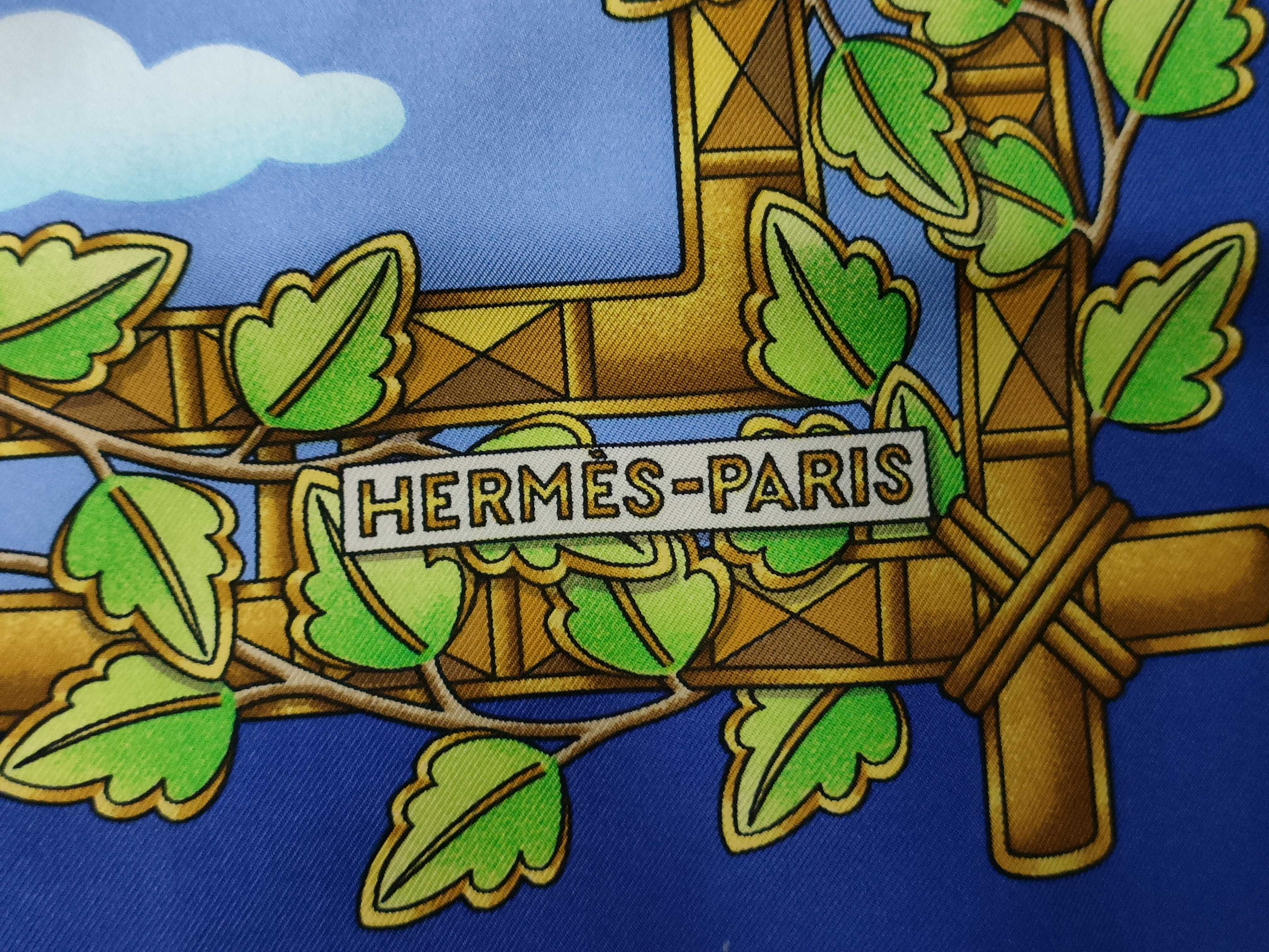 Hermes Commemorative 50th Anniversary of the United Nations Silk Carre 90 (rare)
