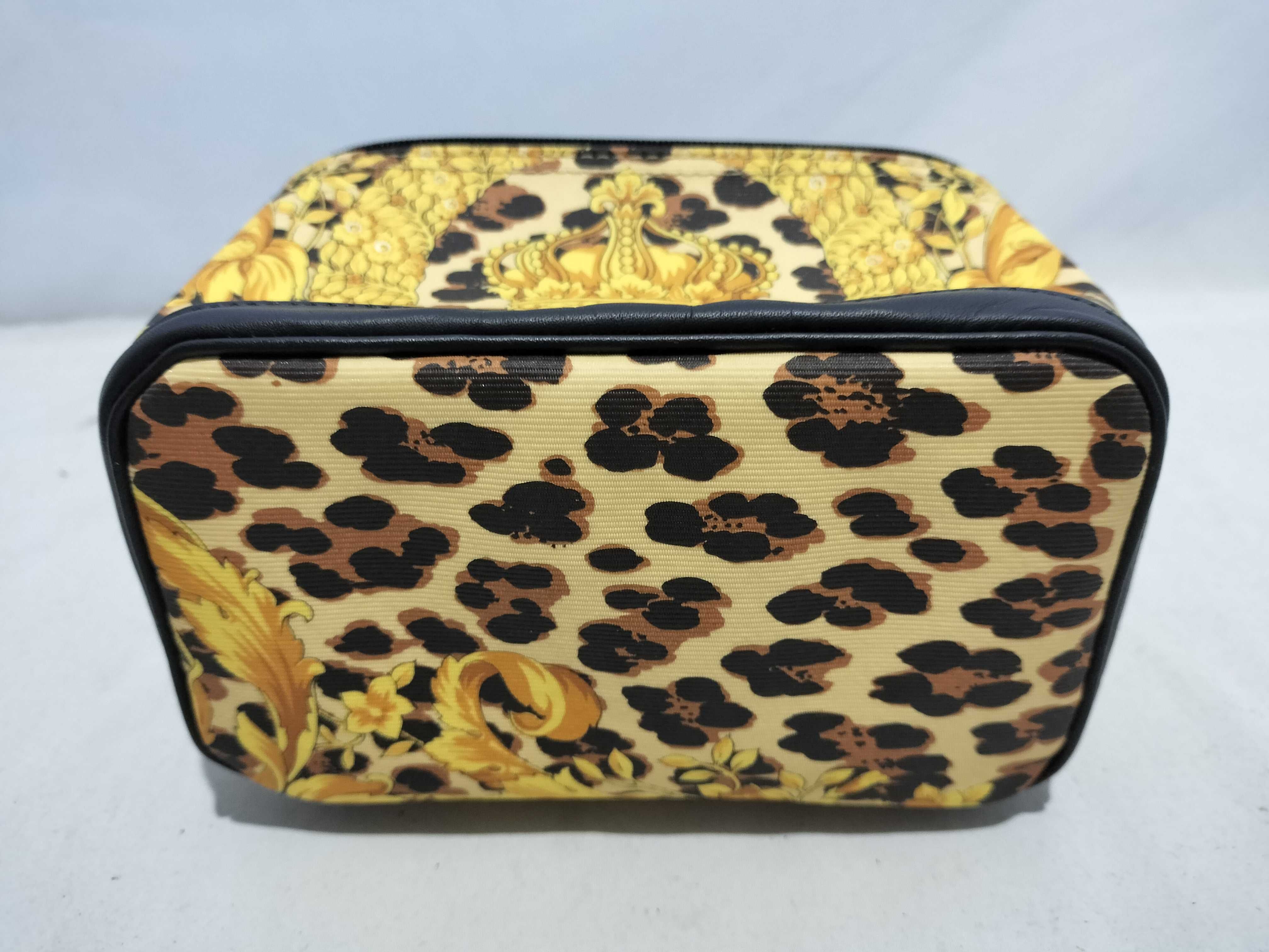Versace Leopard Cosmetic Pouch