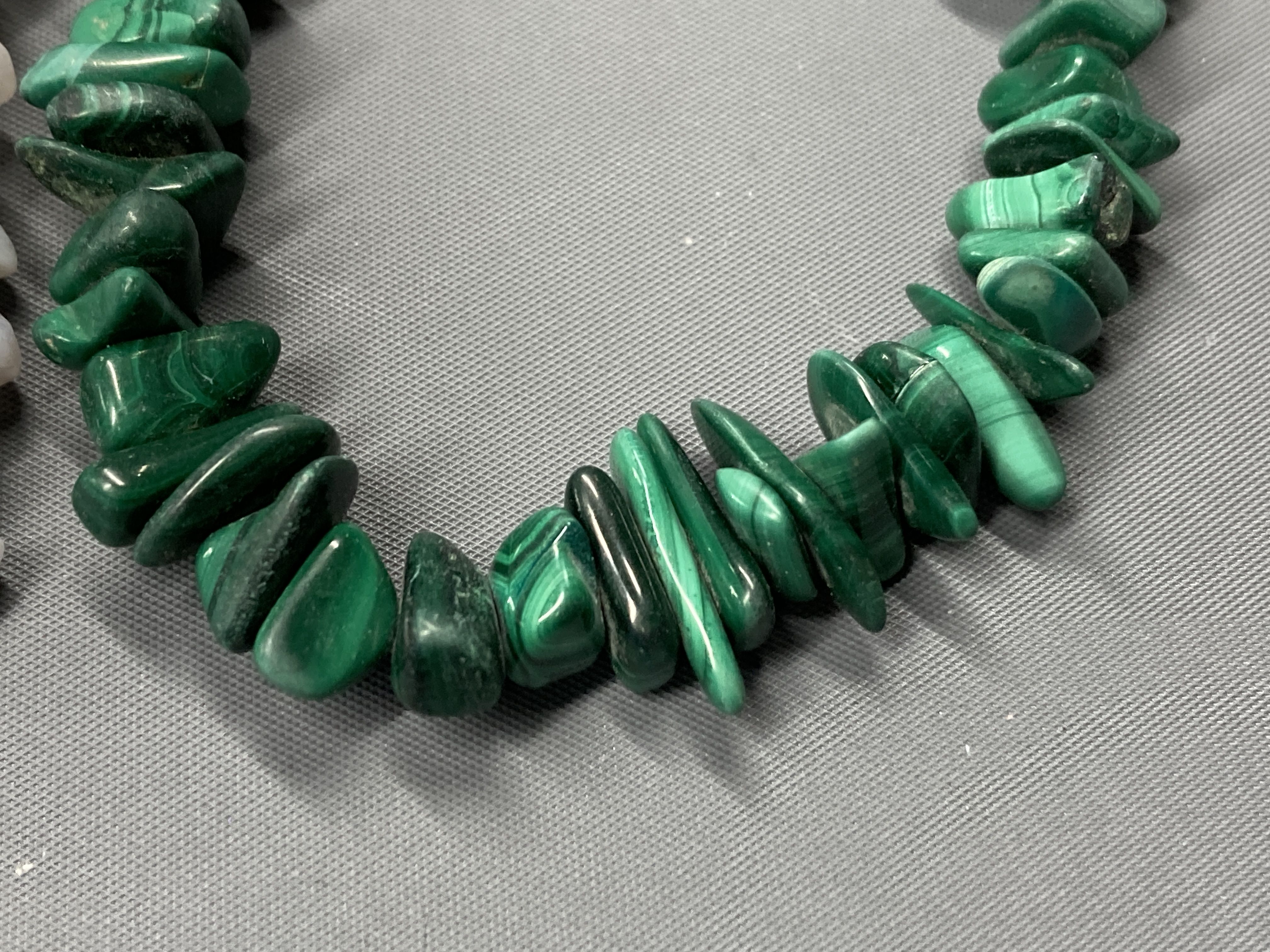 Natural Stone Necklace and Ring Accessory Group