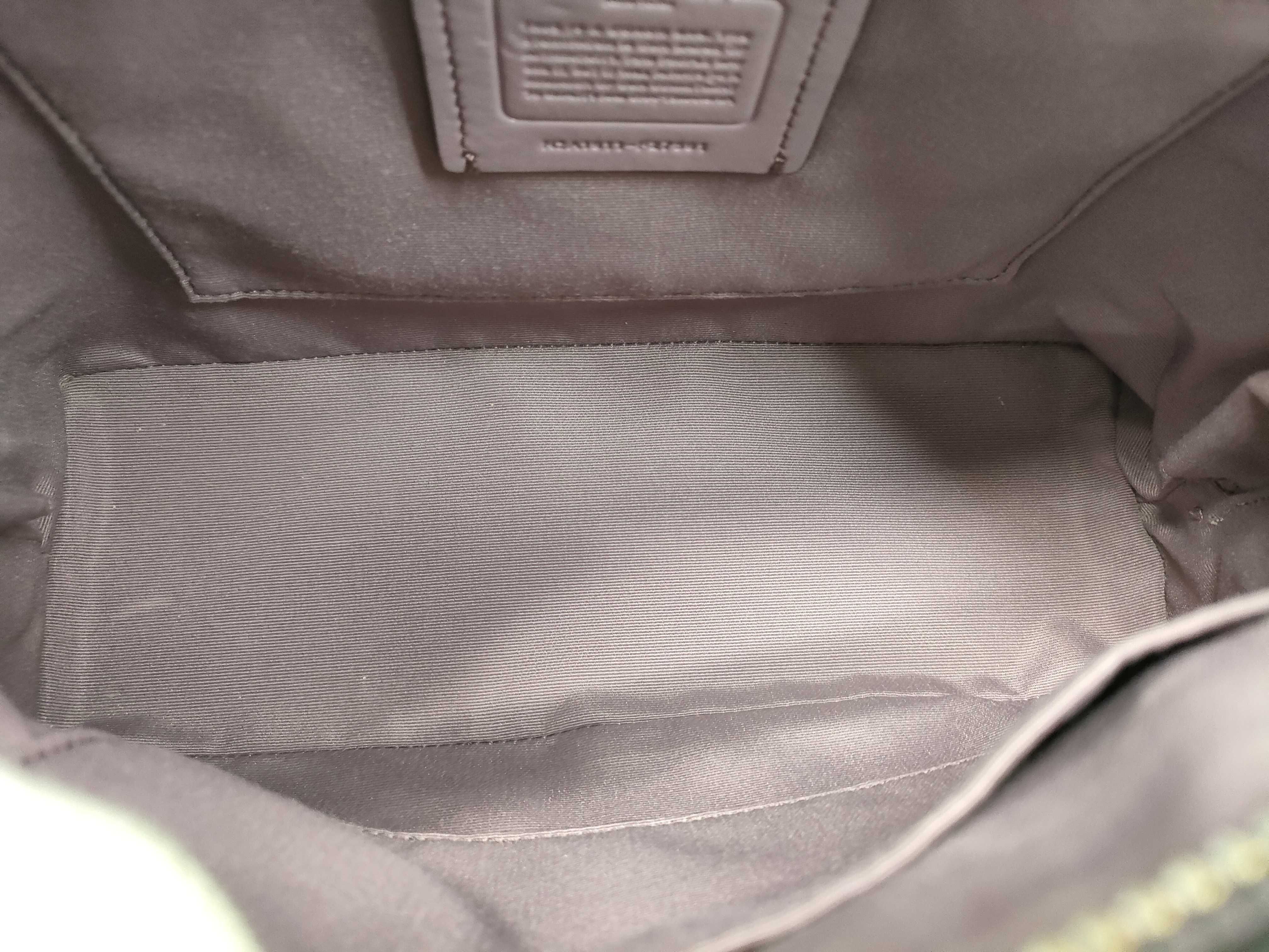 Coach Mauve Pebbled Leather Two-Way Handbag