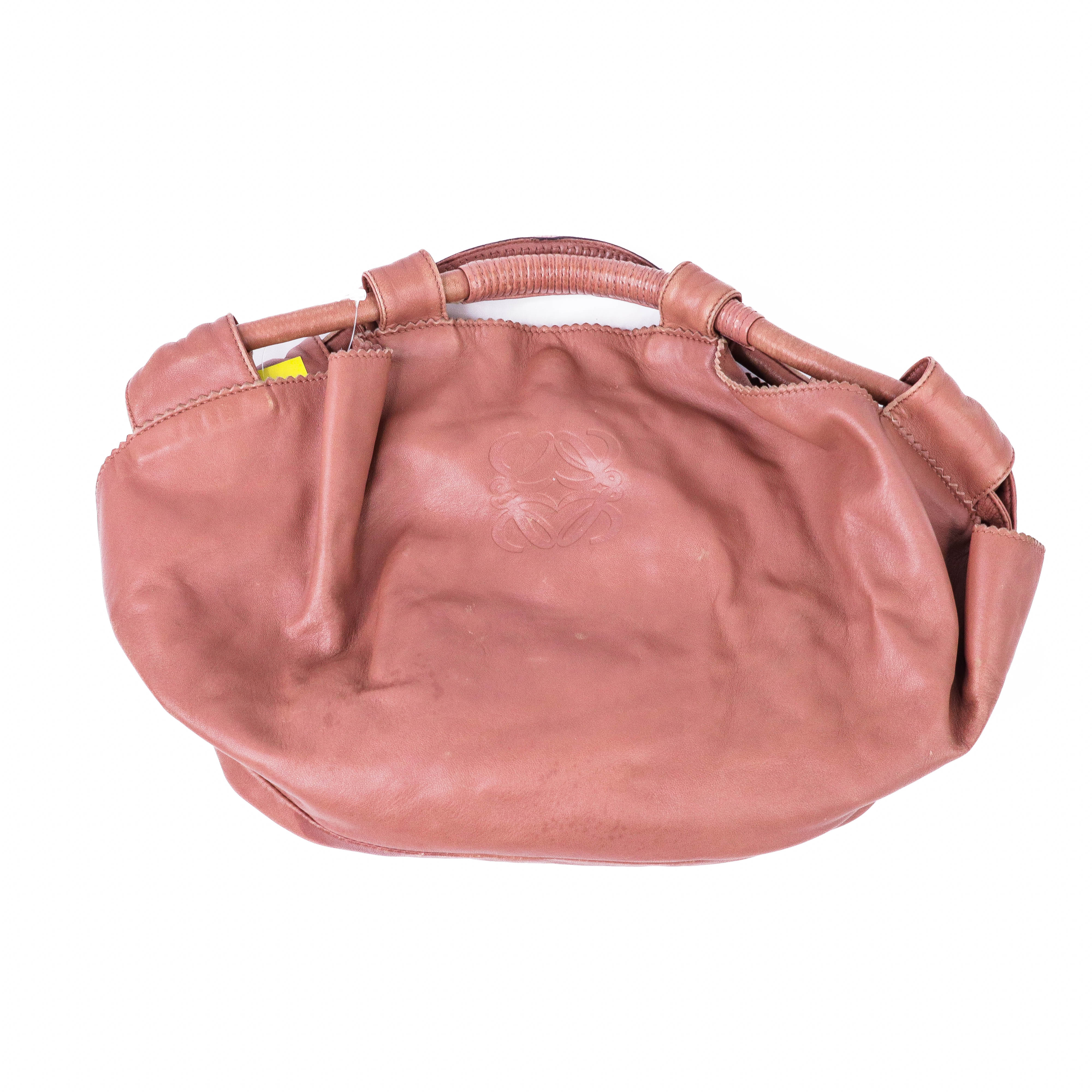 Loewe Nappa Aire Leather Handbag - Soft Brown Lambskin