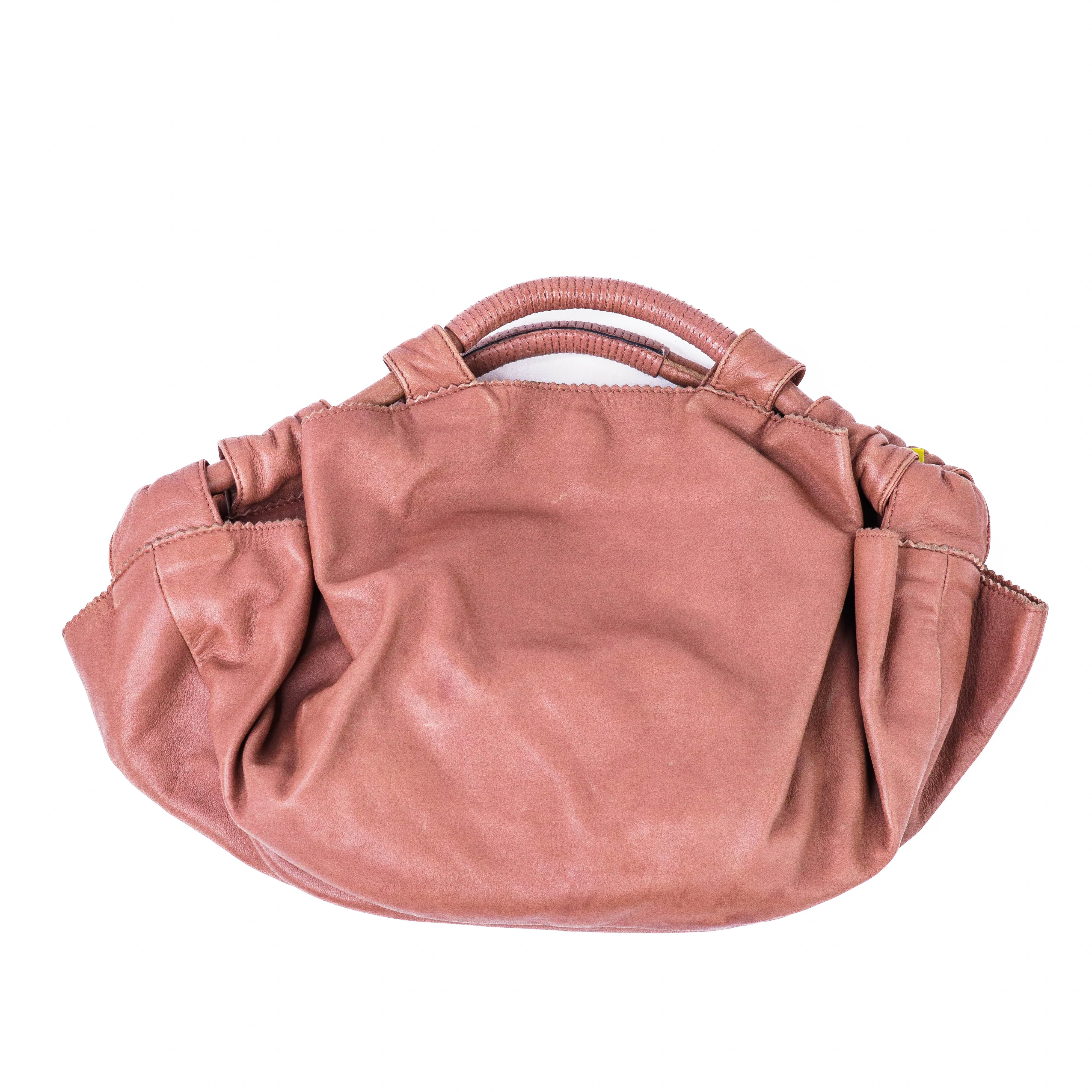 Loewe Nappa Aire Leather Handbag - Soft Brown Lambskin