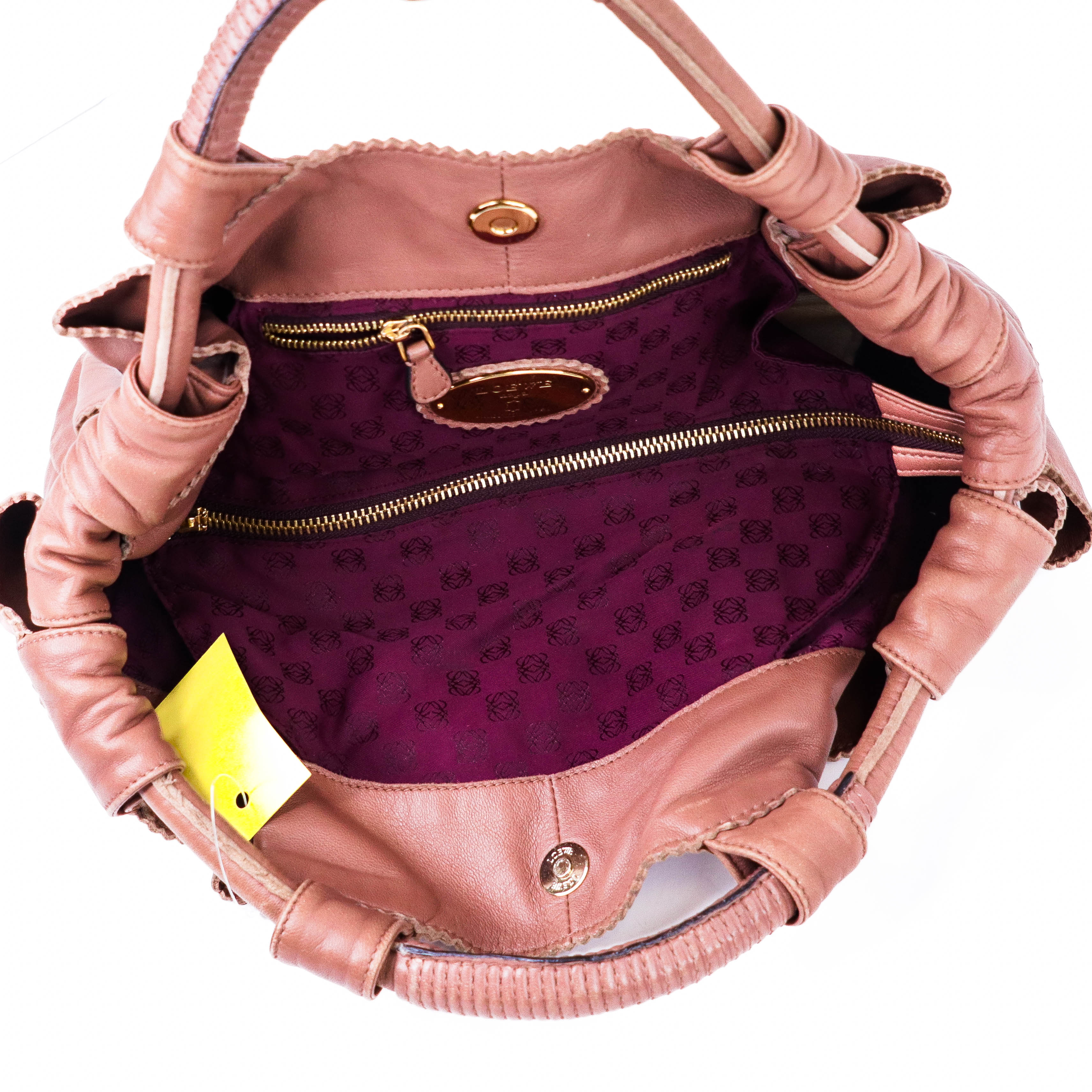 Loewe Nappa Aire Leather Handbag - Soft Brown Lambskin