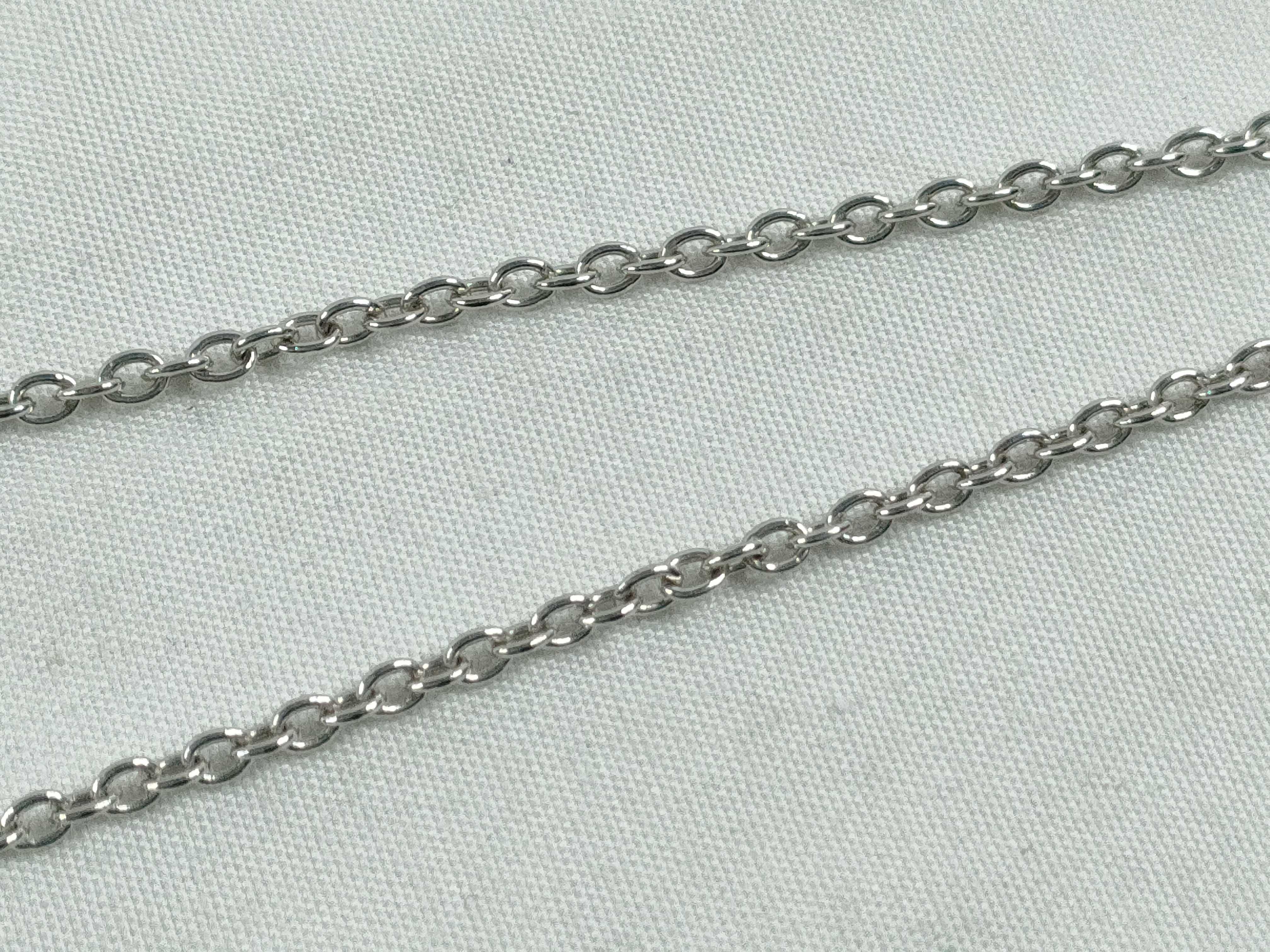 Salvatore Ferragamo Sterling Silver Pumps Motif Necklace