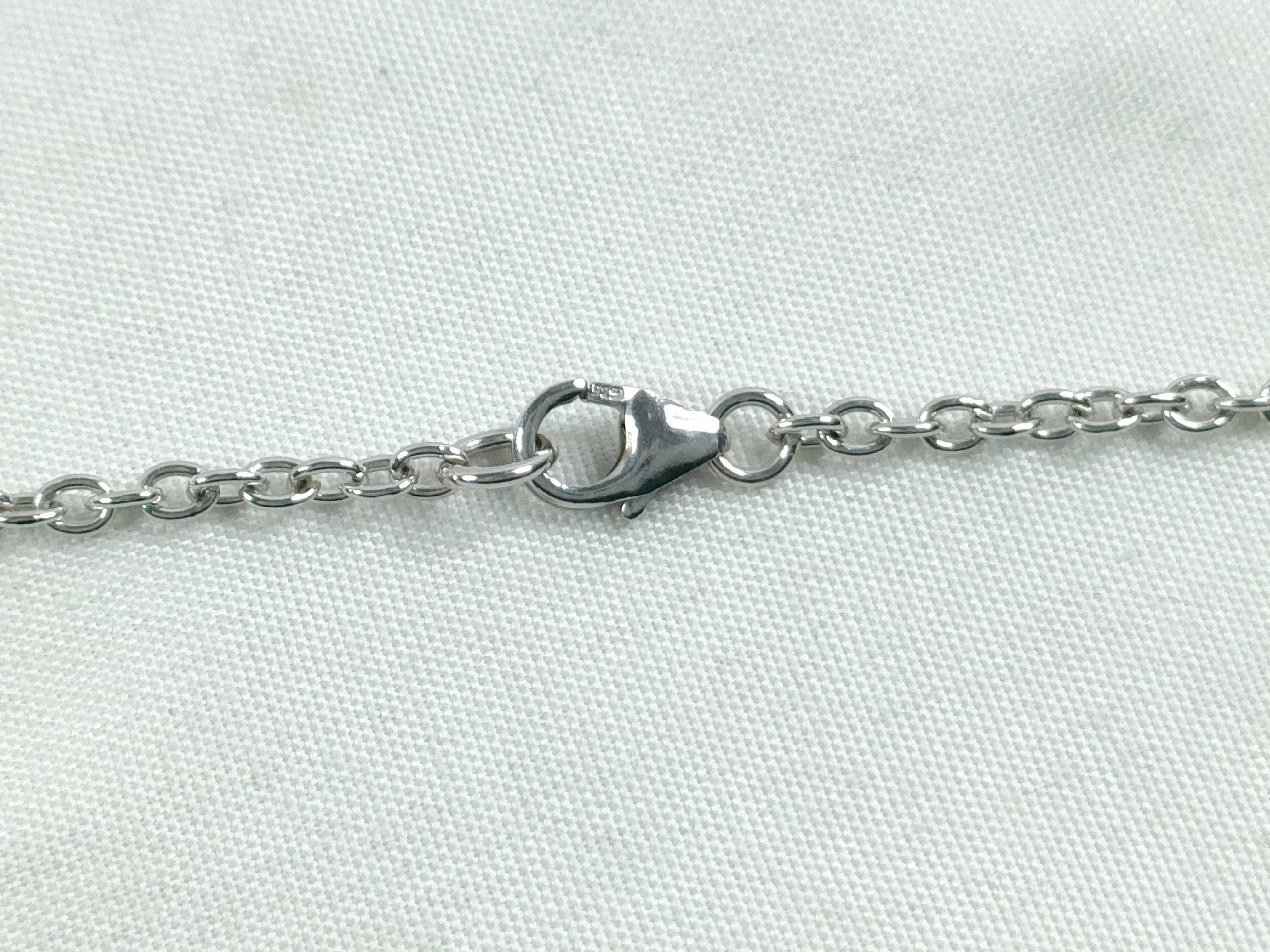 Salvatore Ferragamo Sterling Silver Pumps Motif Necklace