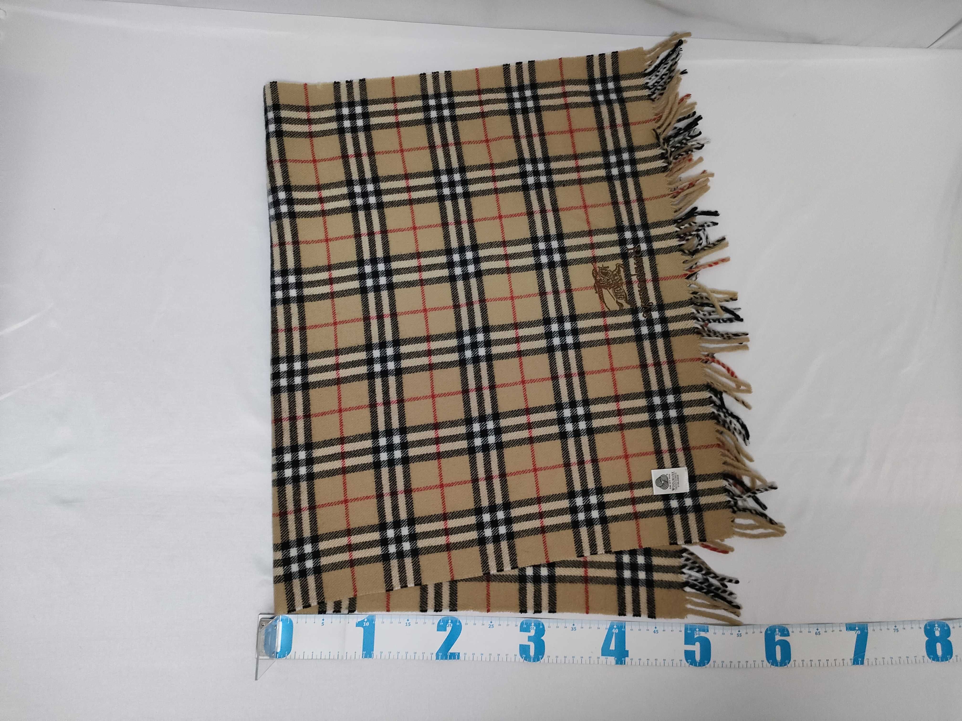 Burberrys Vintage House Check Wool Scarf