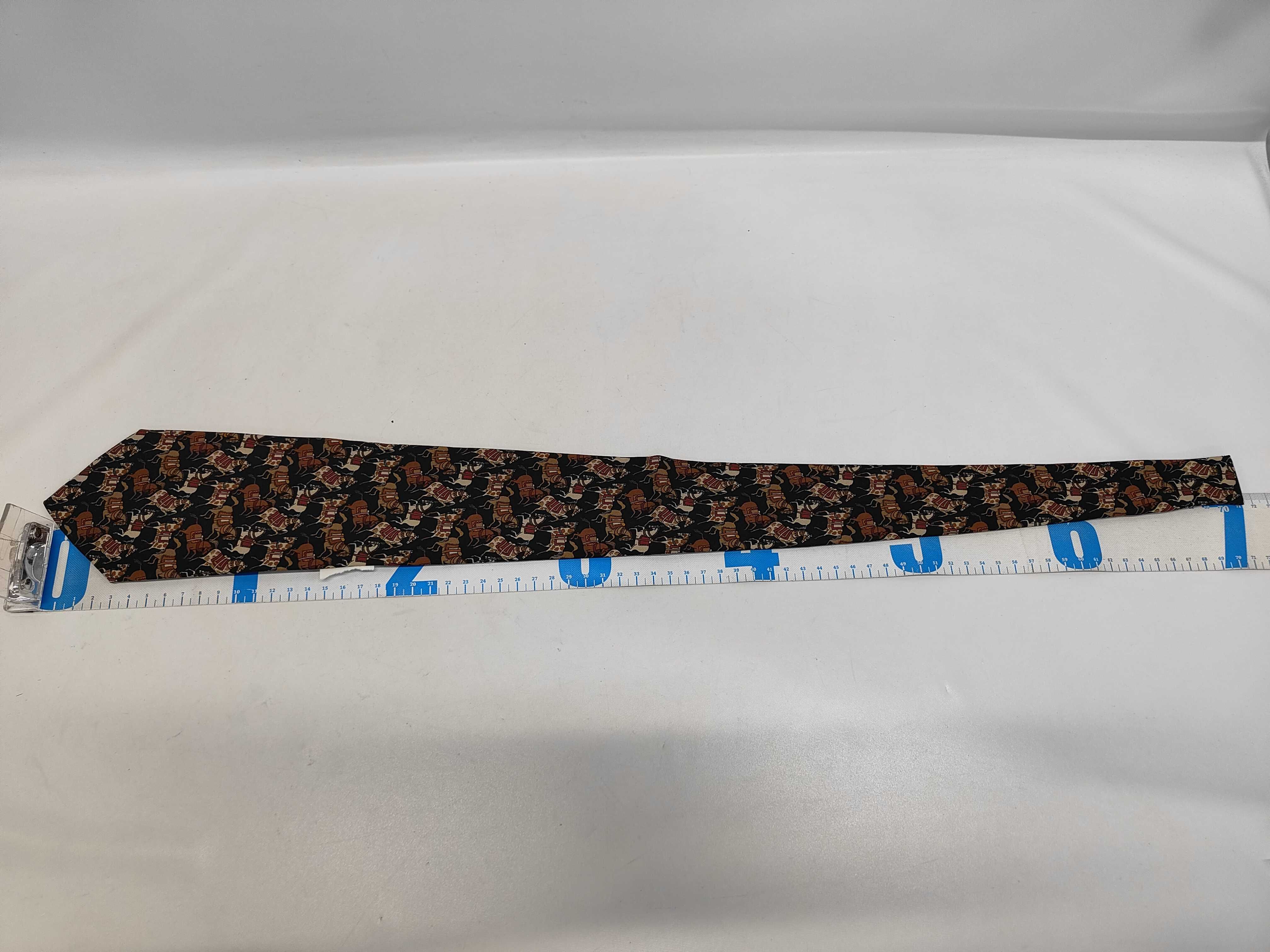 Salvatore Ferragamo Silk Necktie with Equestrian Horse Motif