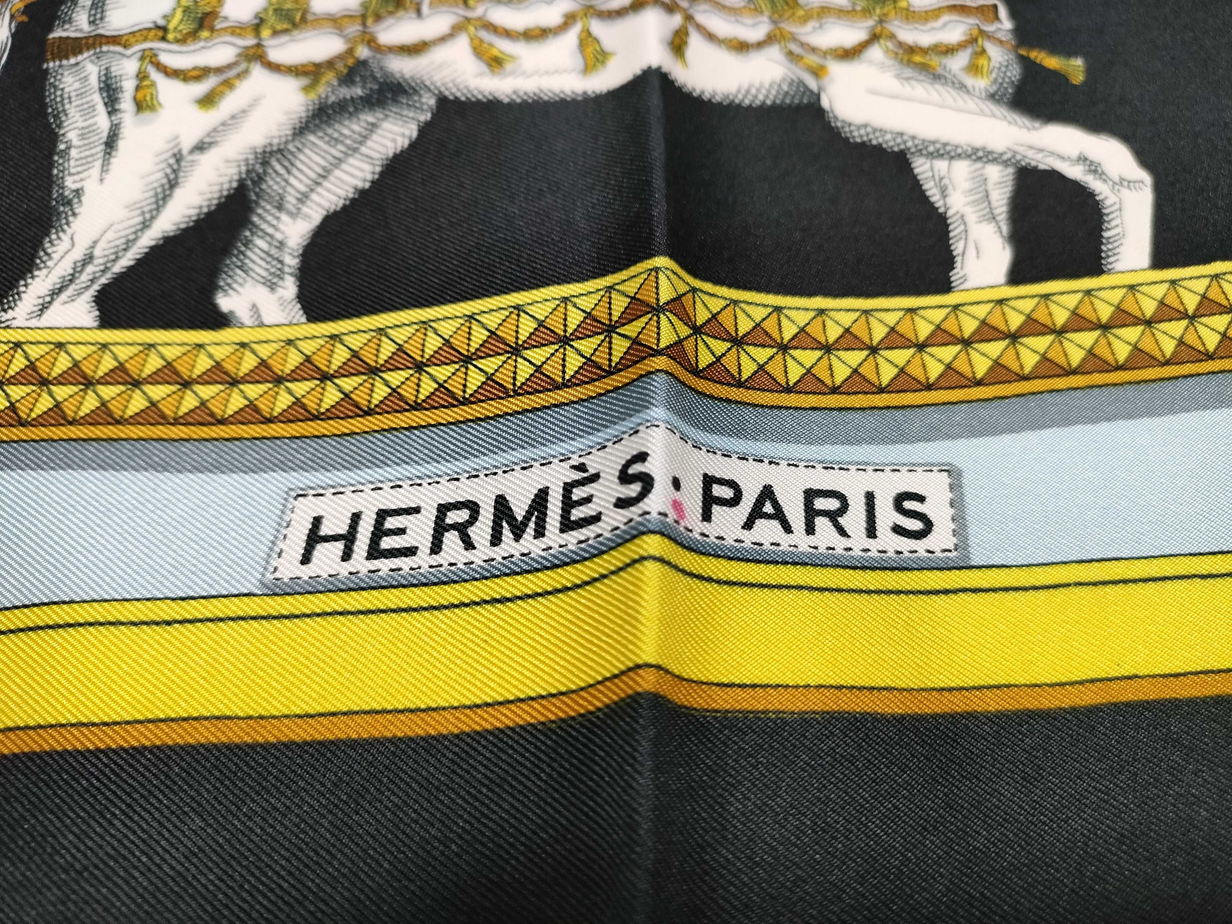 Hermes Grand Apparat Silk Scarf by Jacques Eudel