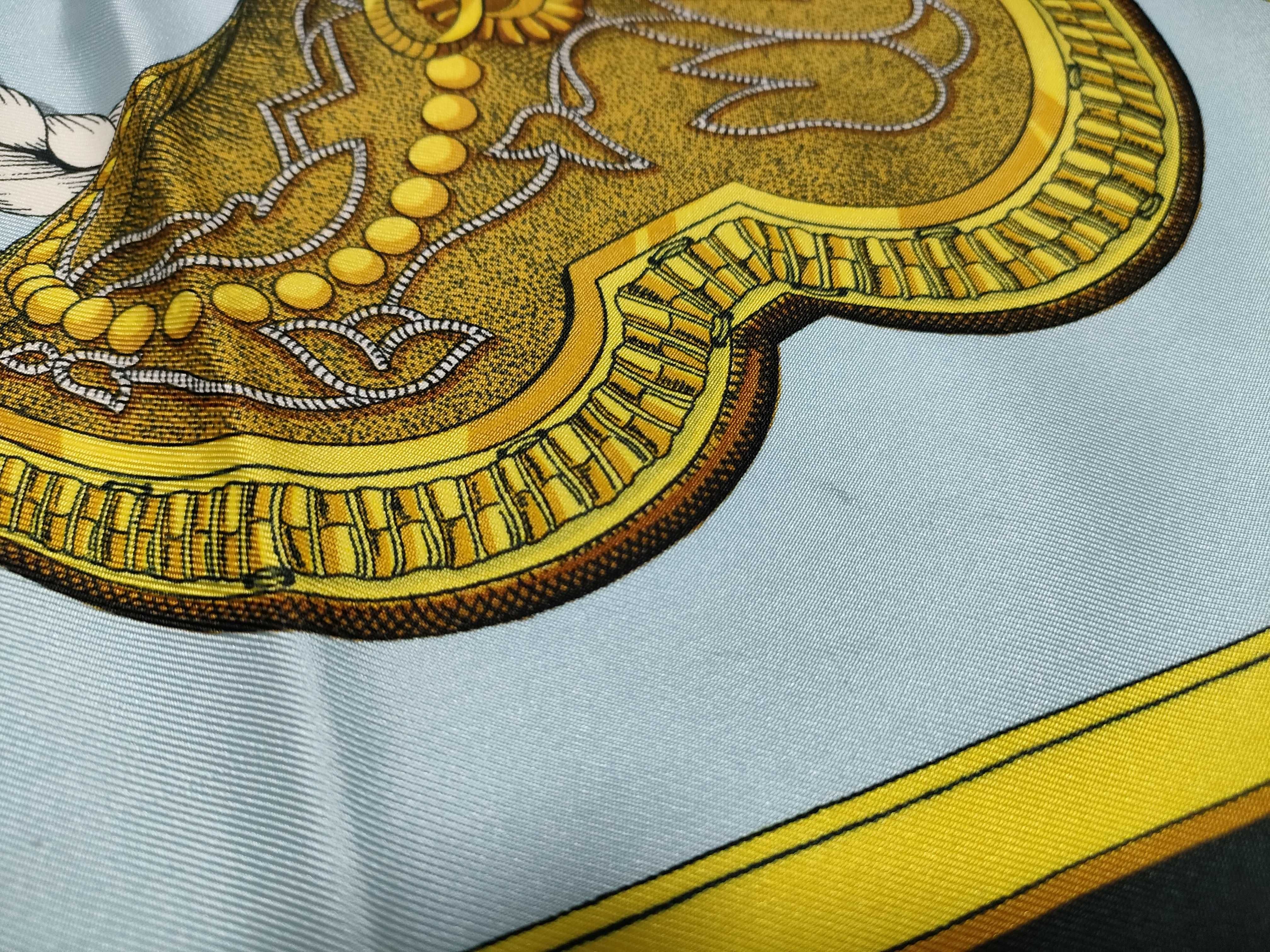 Hermes Grand Apparat Silk Scarf by Jacques Eudel