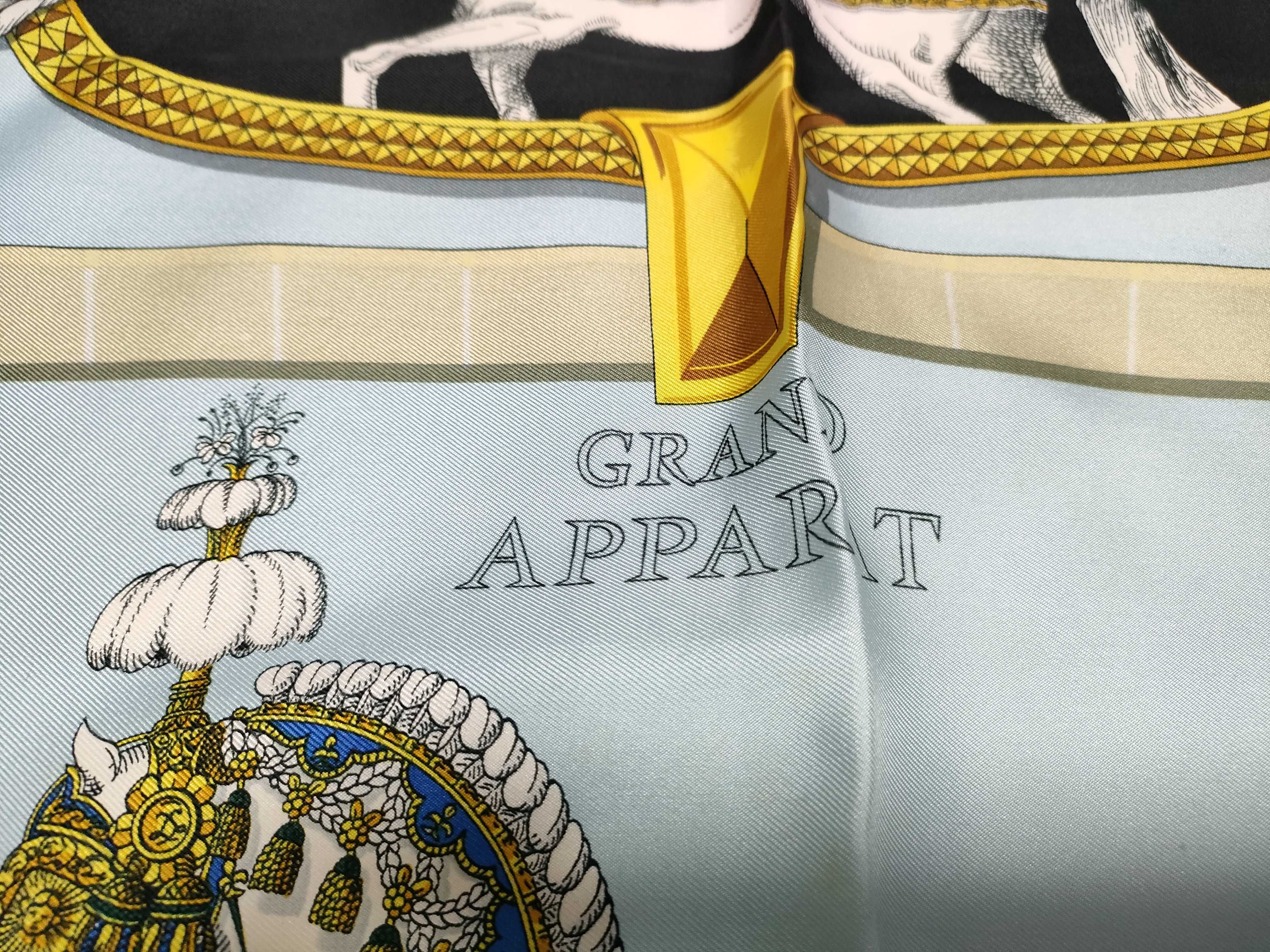 Hermes Grand Apparat Silk Scarf by Jacques Eudel