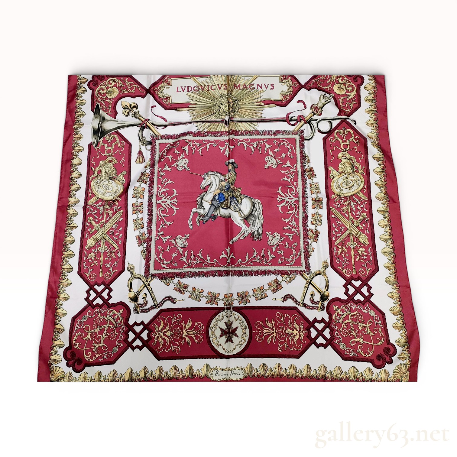 Hermes Ludovicus Magnus Silk Scarf