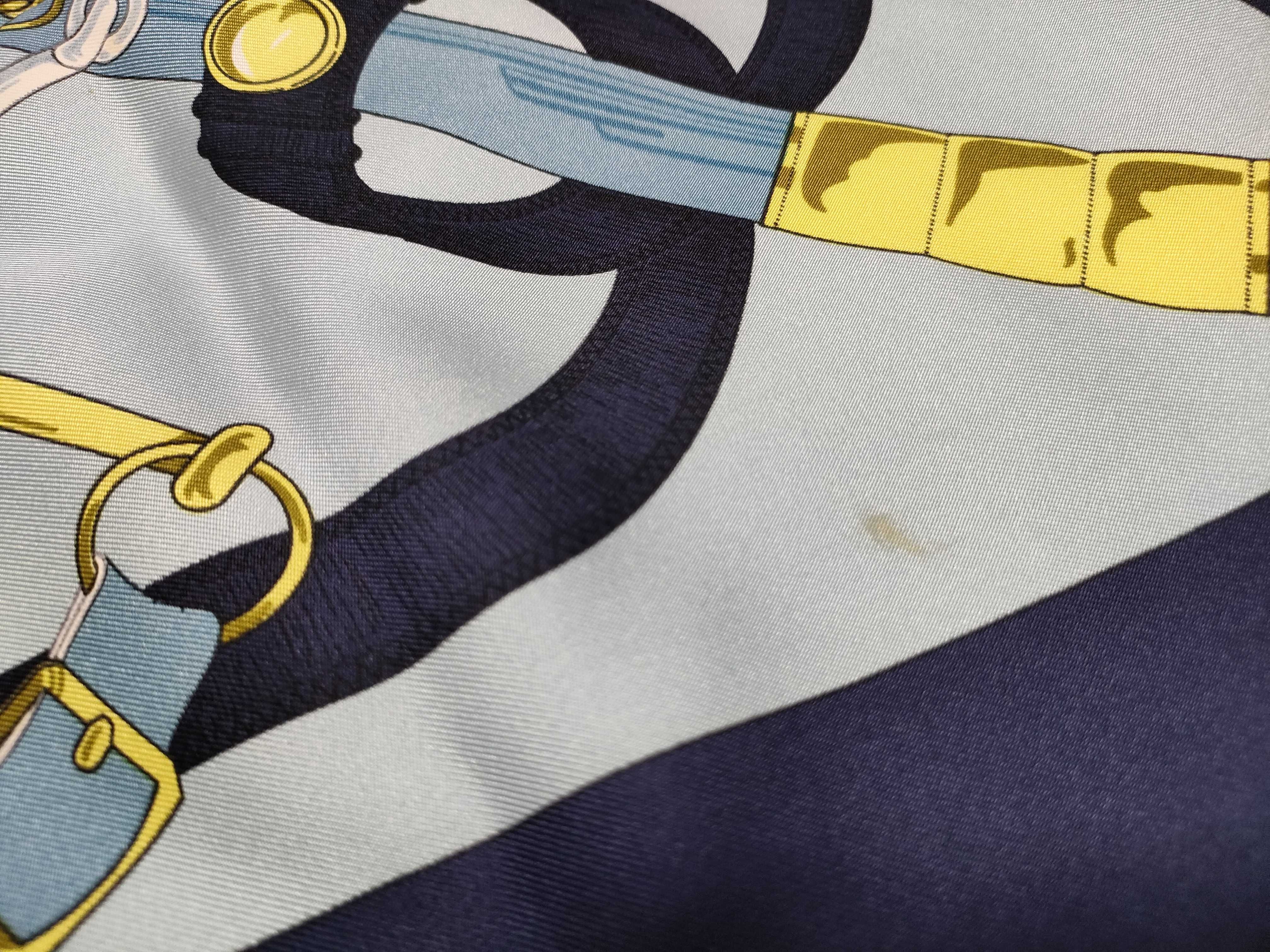 Hermes Eperon d'Or Silk Carre 90 Scarf
