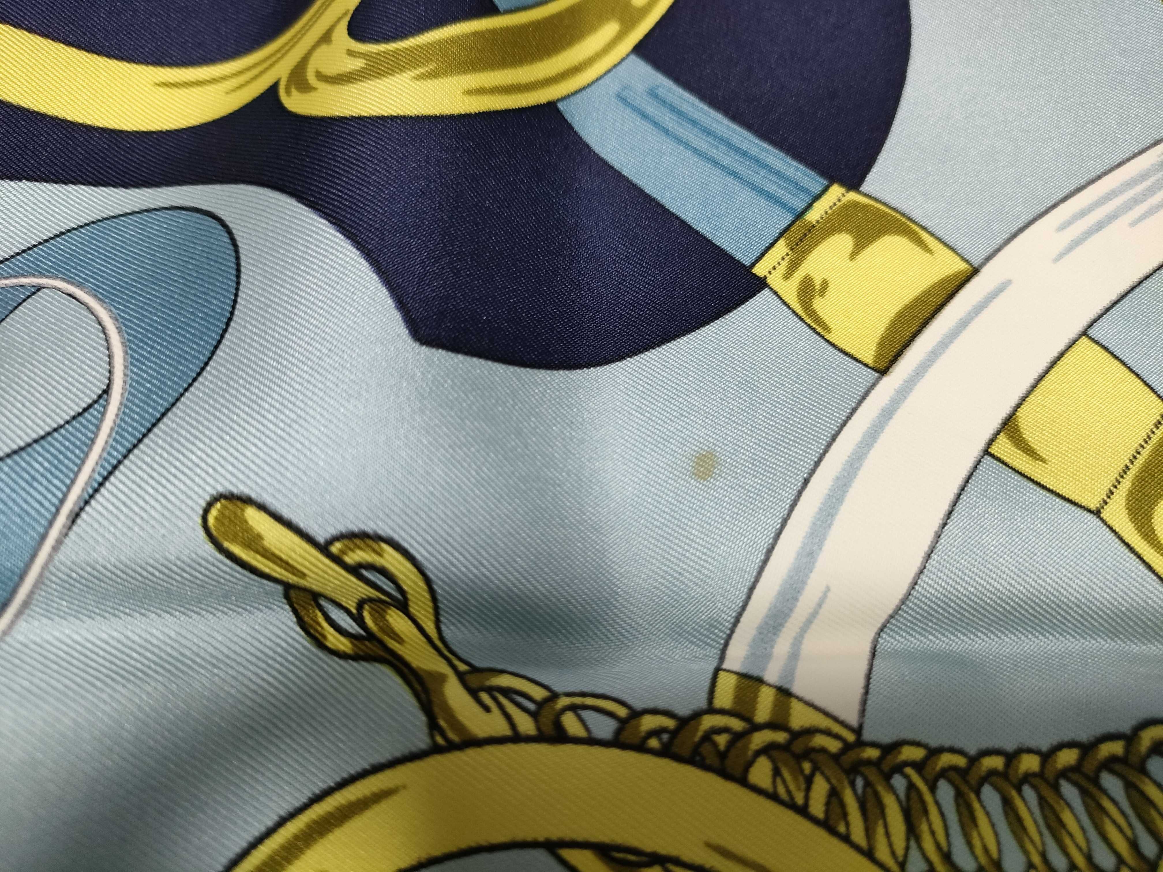 Hermes Eperon d'Or Silk Carre 90 Scarf