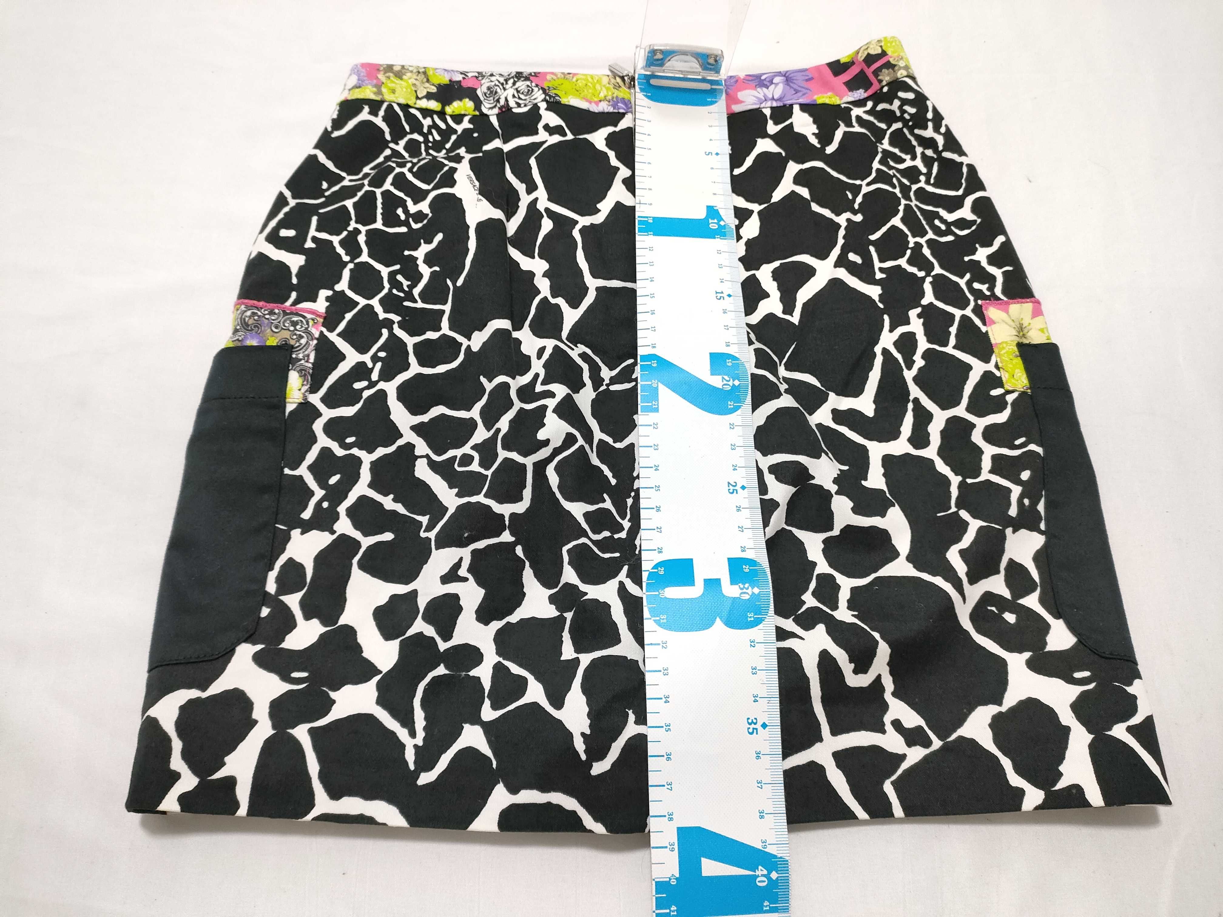Versace Jeans Spring Summer 2012 Mixed Print Mini Skirt Size IT 36