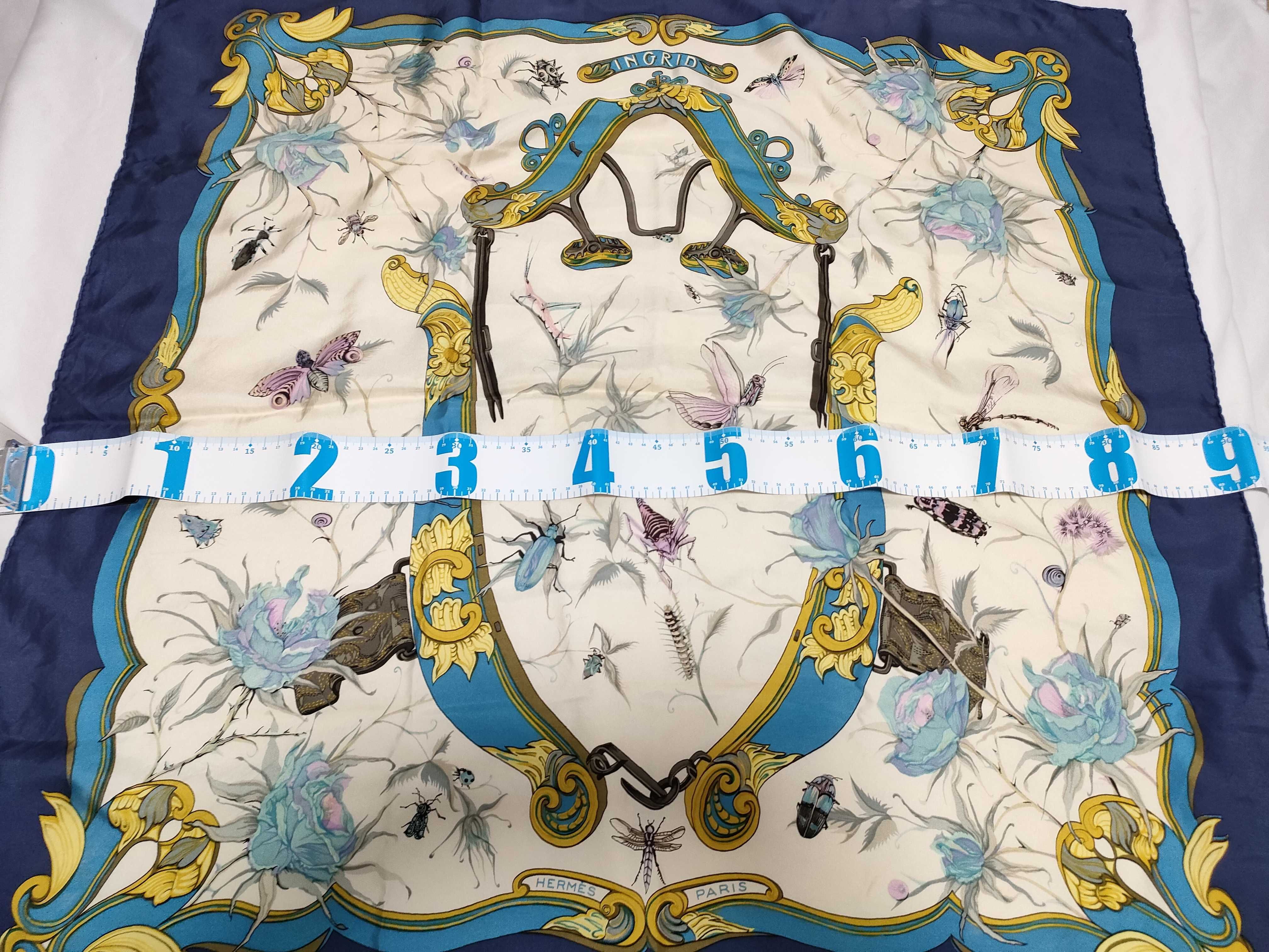 Hermes Ingrid Silk Scarf
