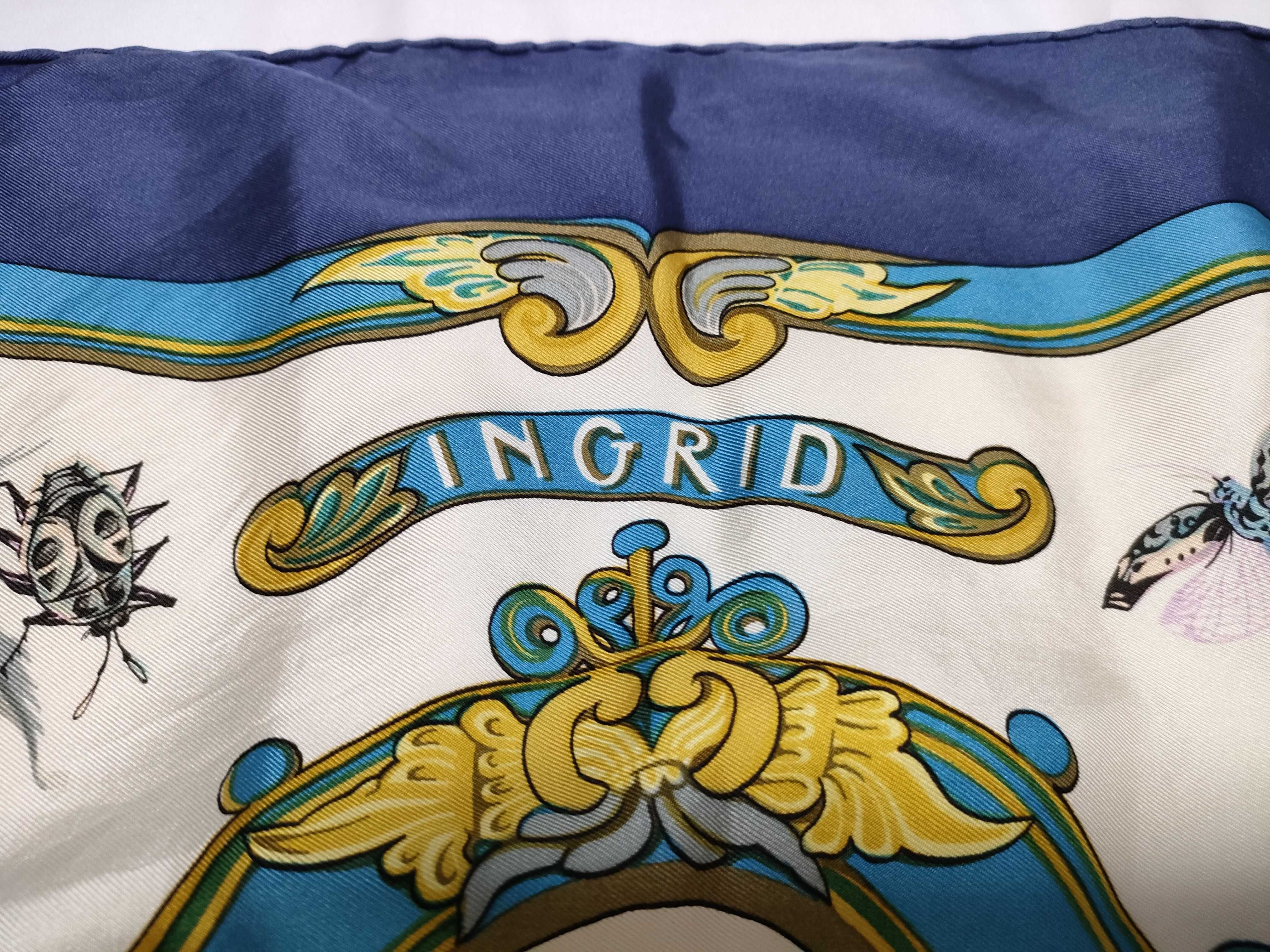 Hermes Ingrid Silk Scarf