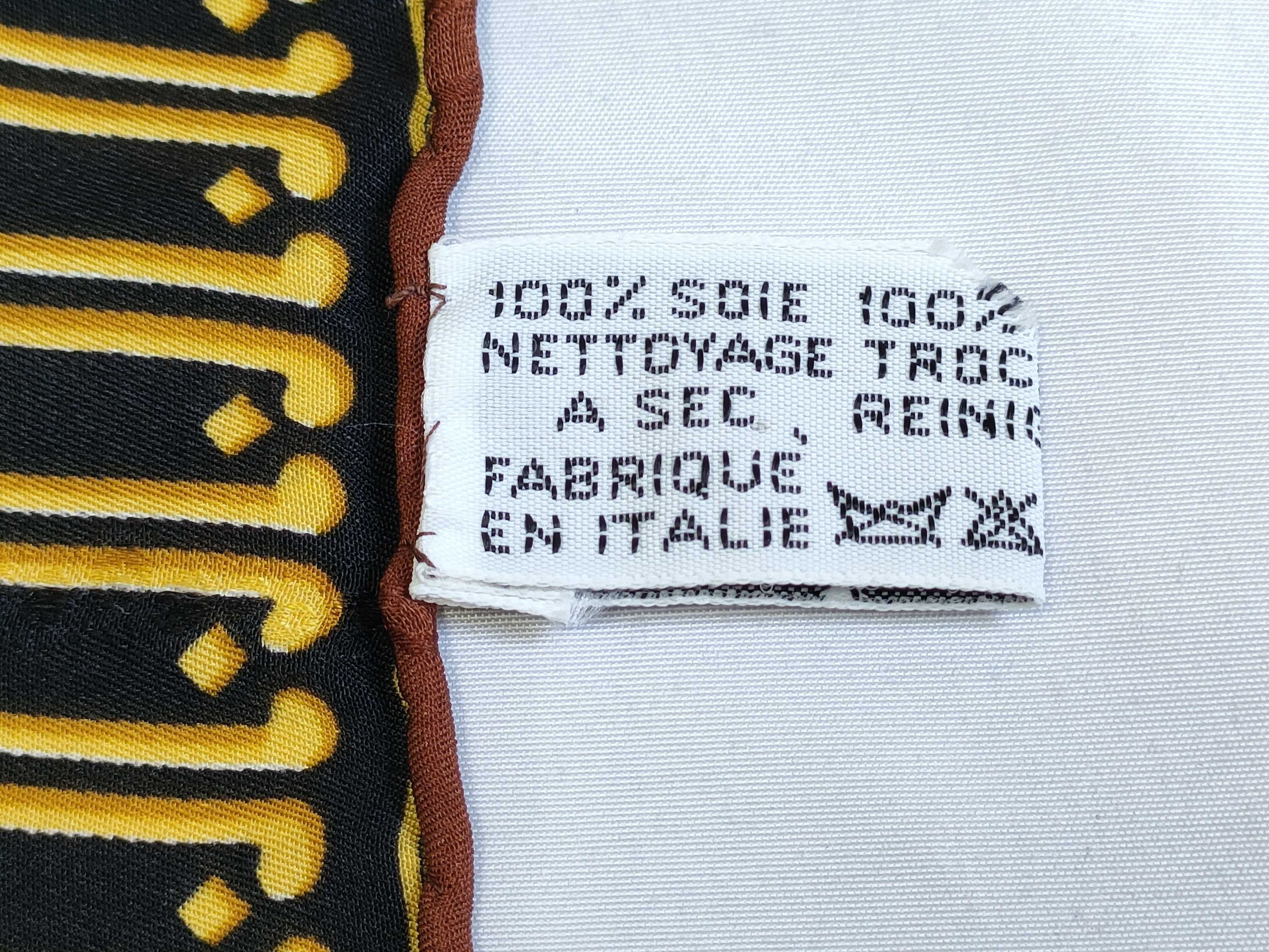 must de Cartier Paris Silk Scarf with Clock and Interlocking C Motif