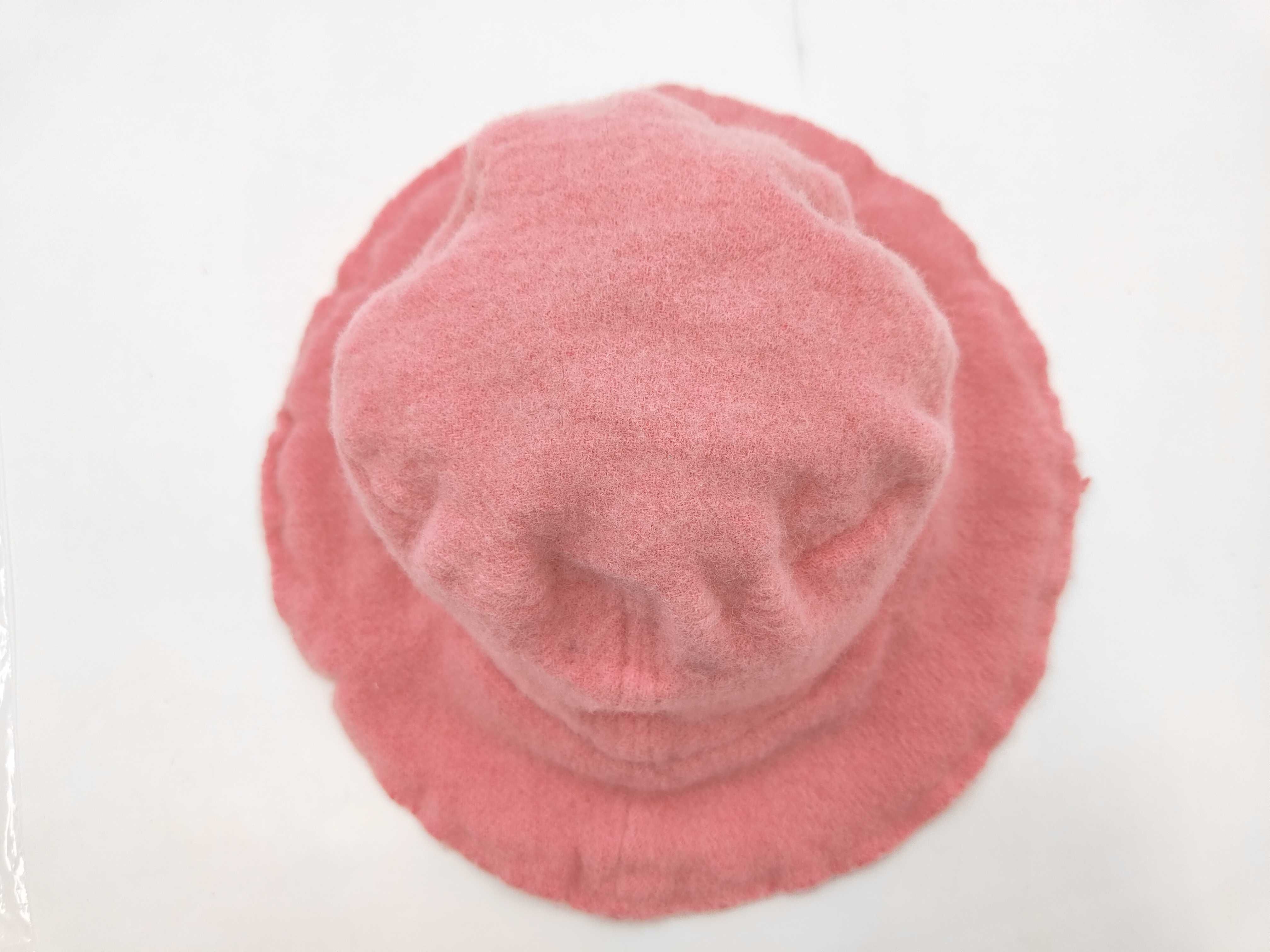 Comme des Garcons SHIRT Pink Felted Wool Bucket Hat