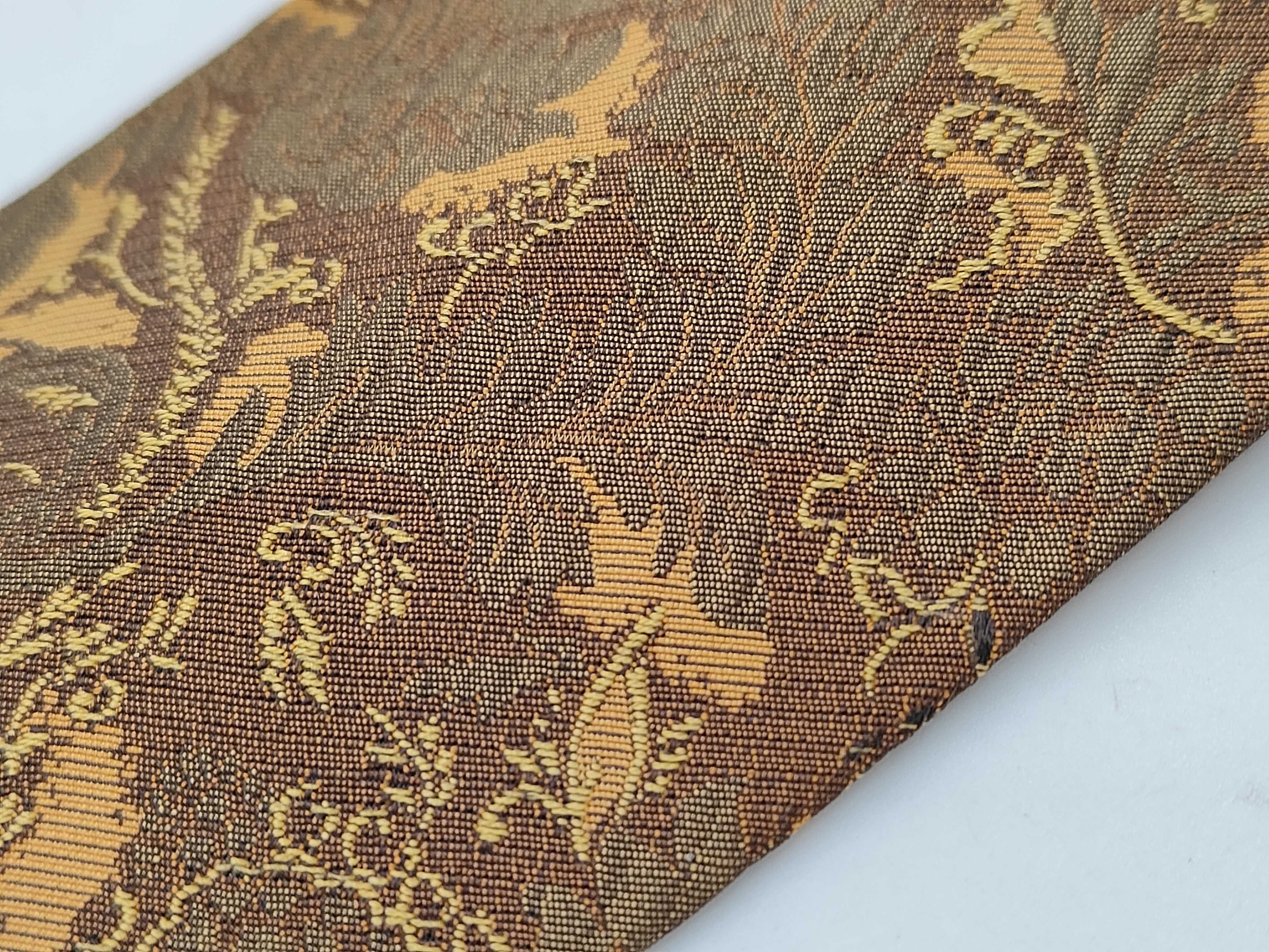 Two Men's Silk Jacquard Neckties with Italian Fabric and Japanese Tailoring