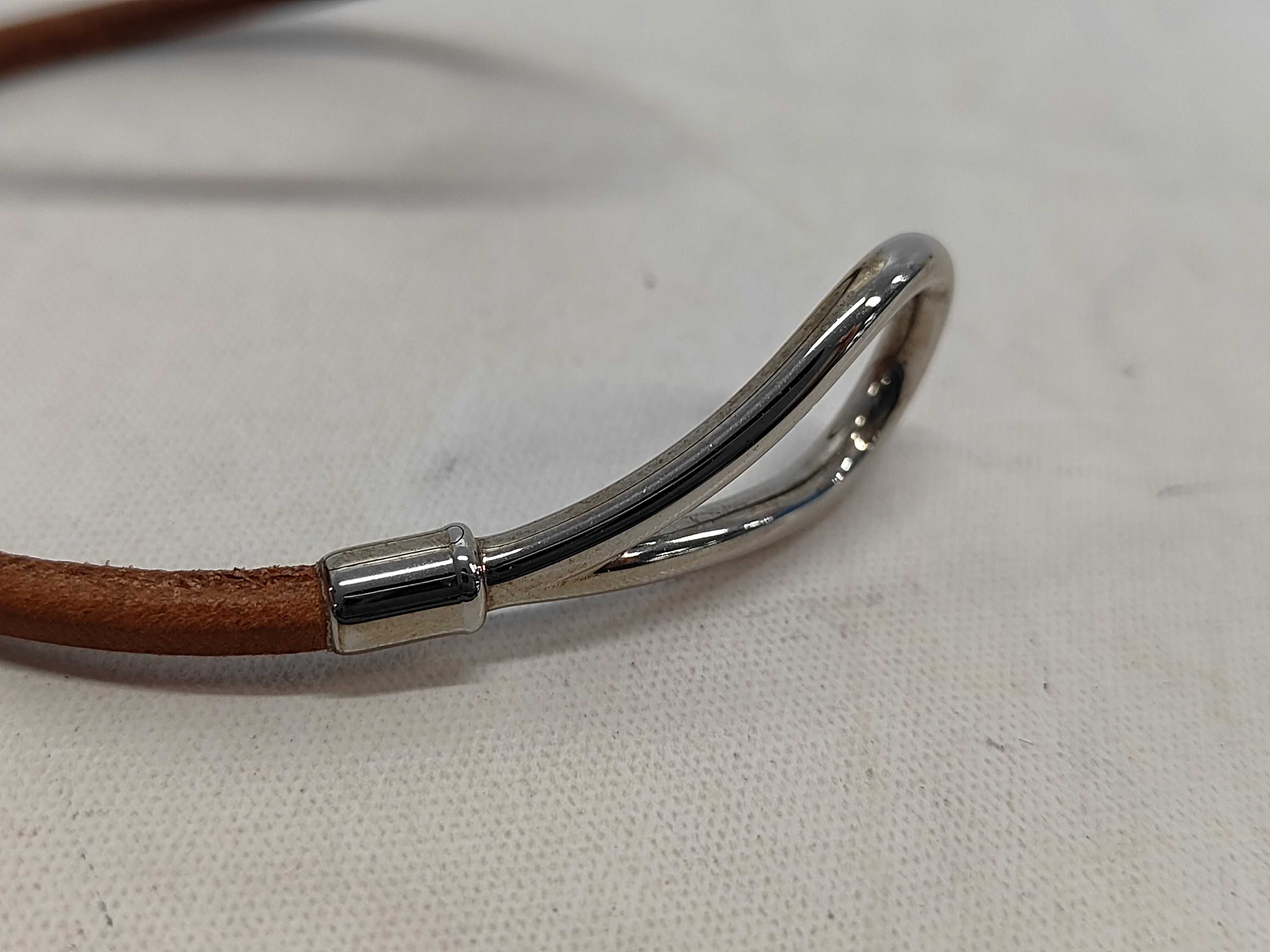 Hermes Jumbo Double Wrap Leather Bracelet with Box