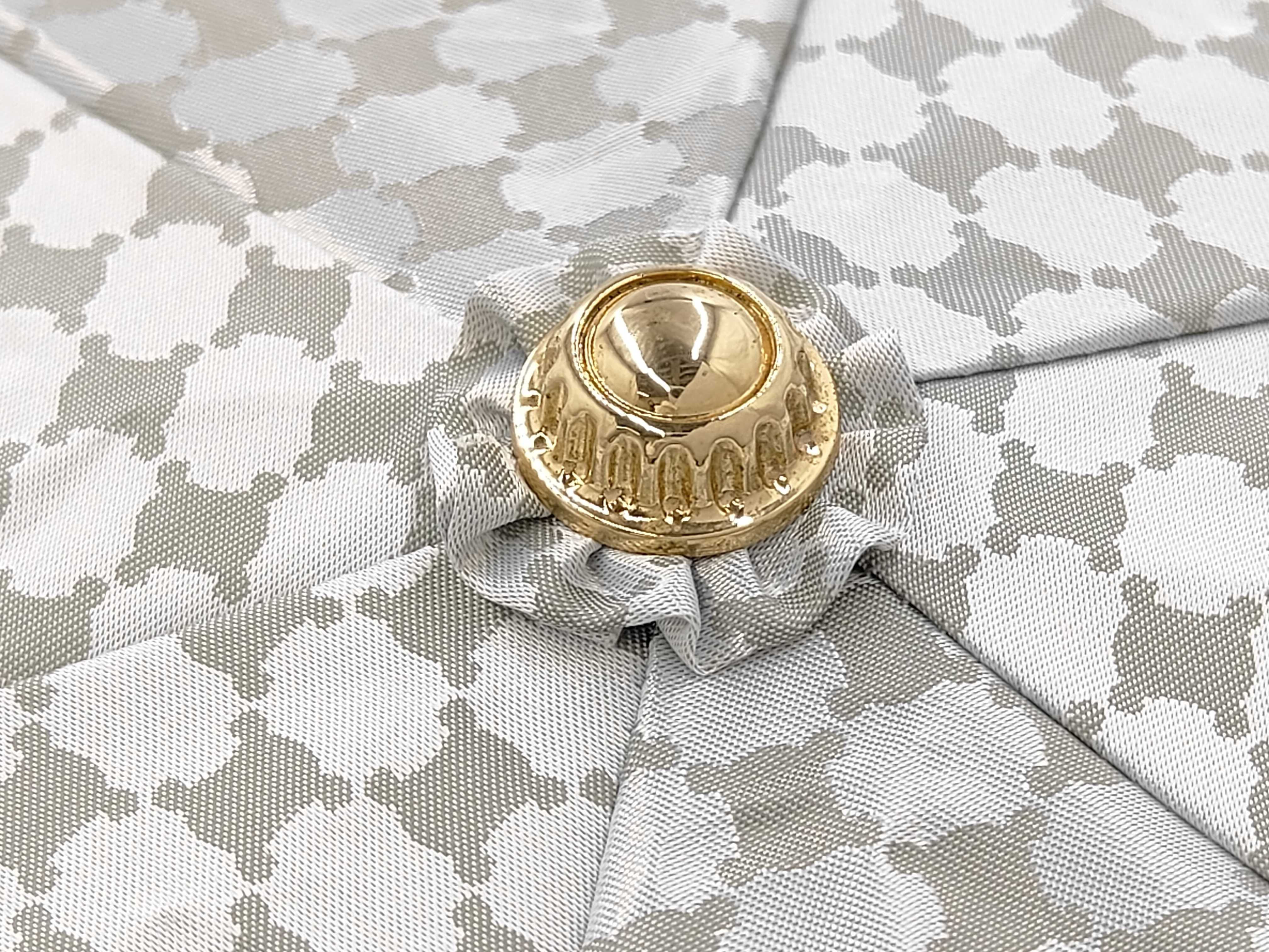 Celine Triomphe Pattern Folding Umbrella with Storage Sleeve
