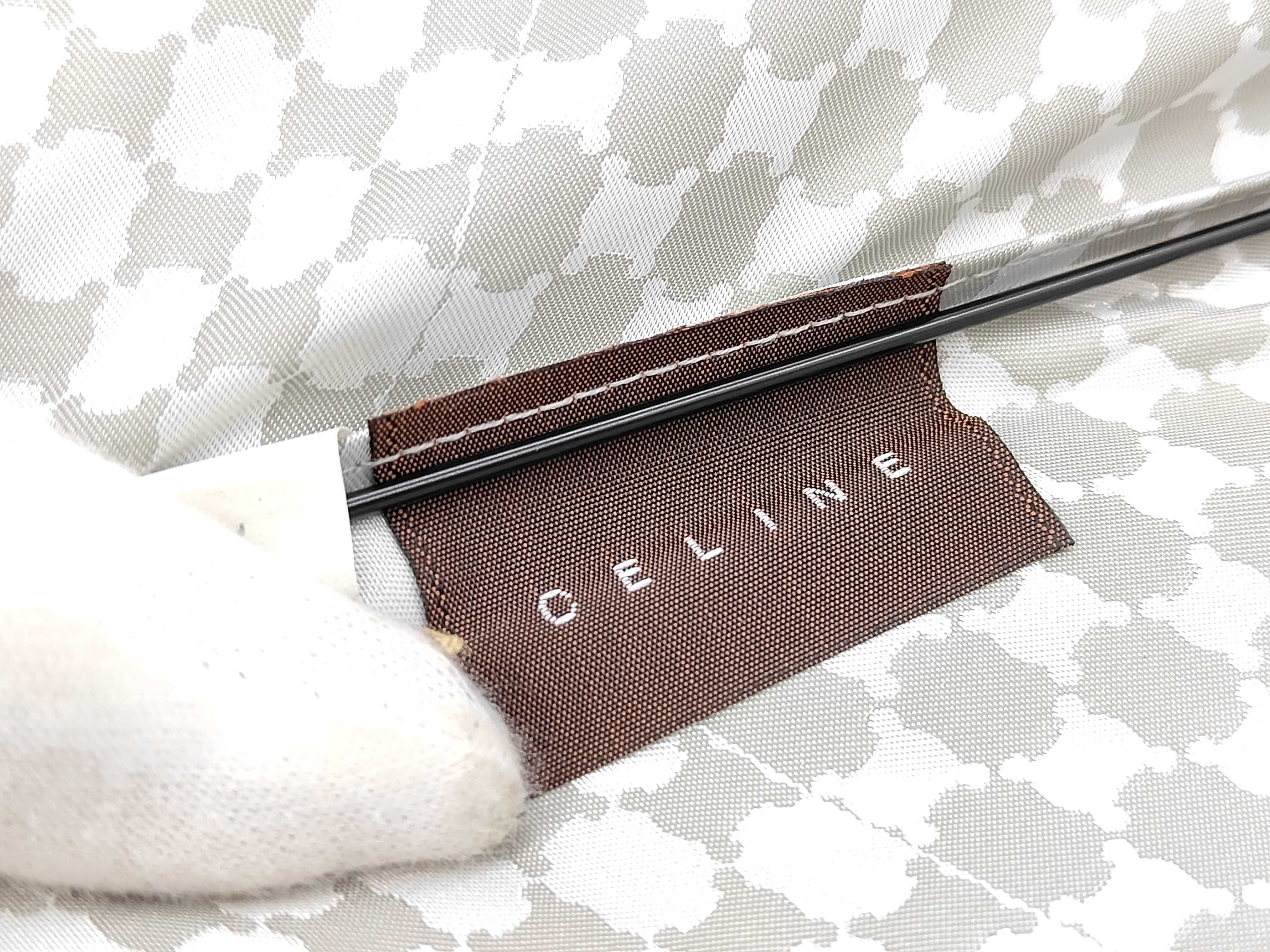 Celine Triomphe Pattern Folding Umbrella with Storage Sleeve