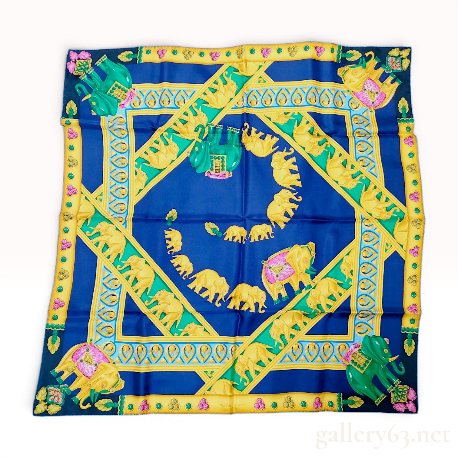 Must de Cartier La Route des Indes Silk Scarf