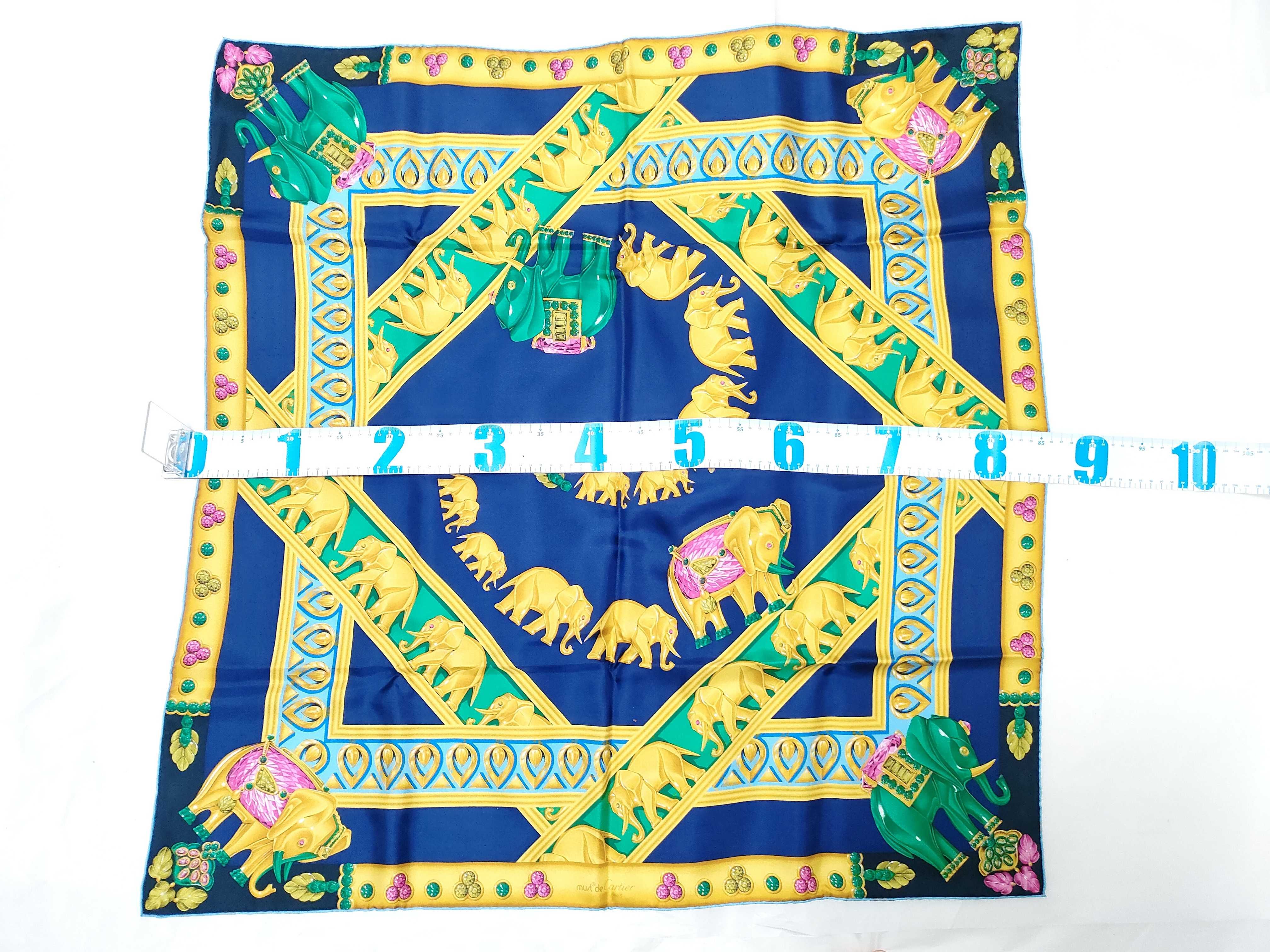 Must de Cartier La Route des Indes Silk Scarf