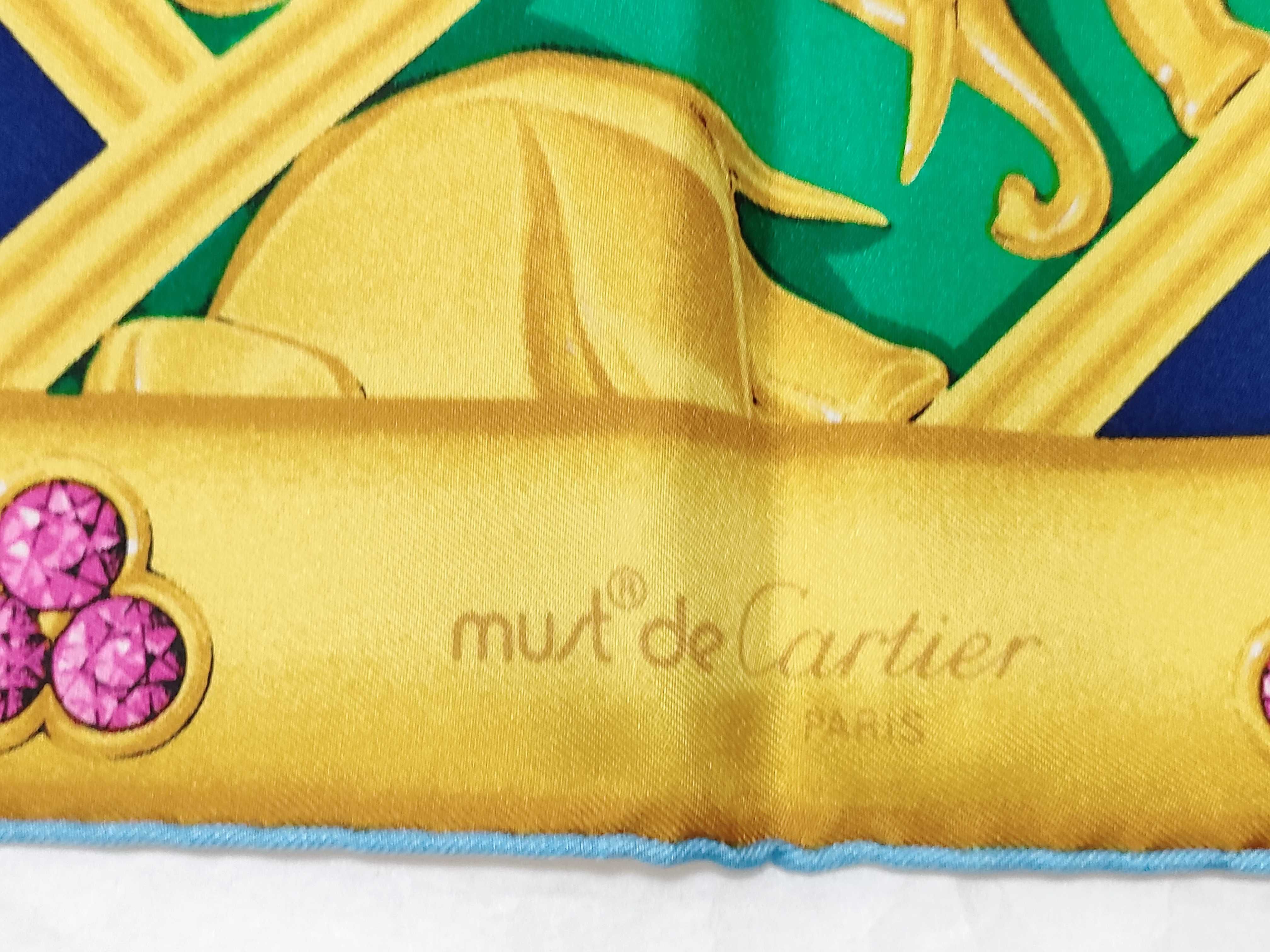 Must de Cartier La Route des Indes Silk Scarf