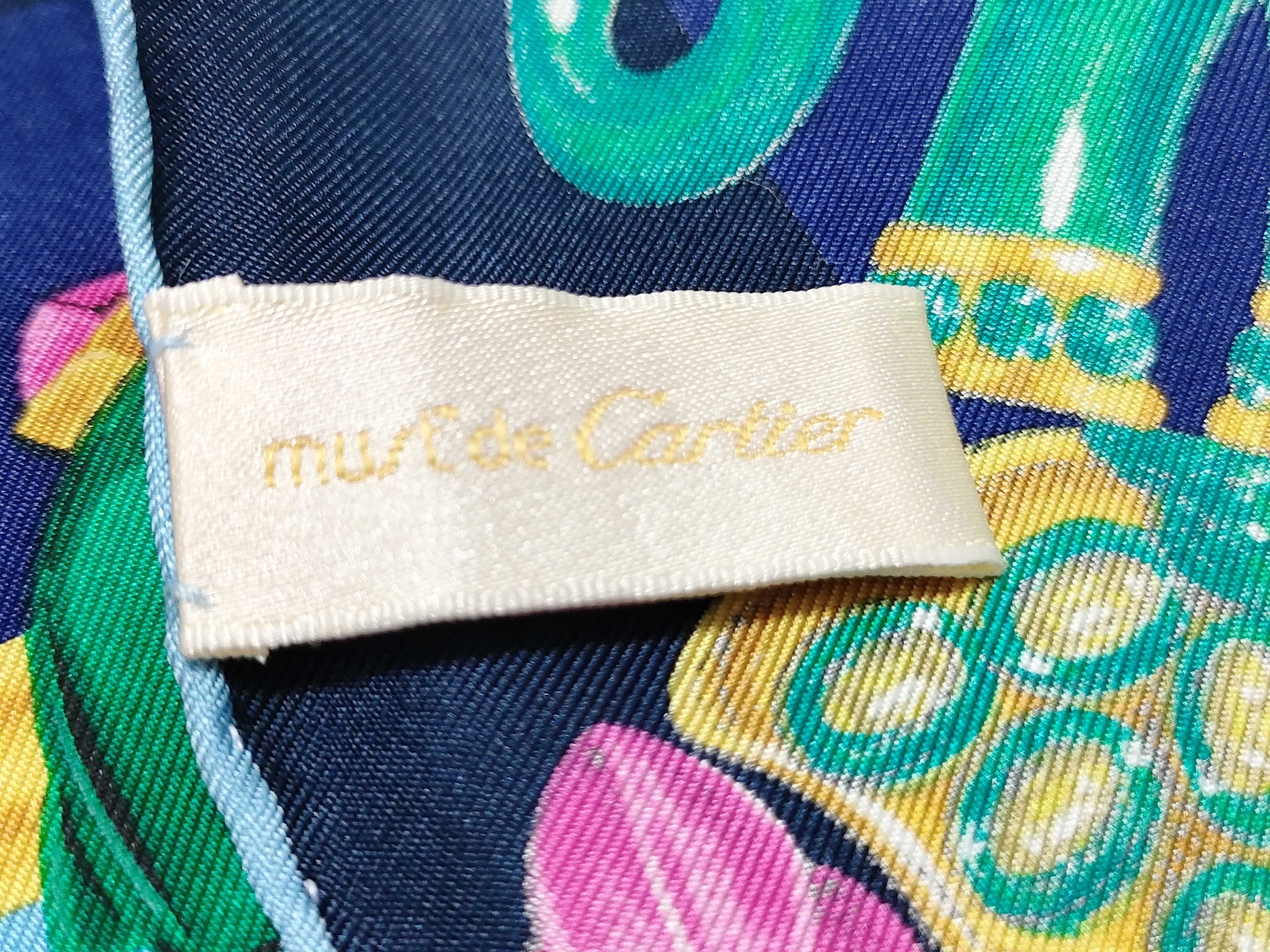 Must de Cartier La Route des Indes Silk Scarf
