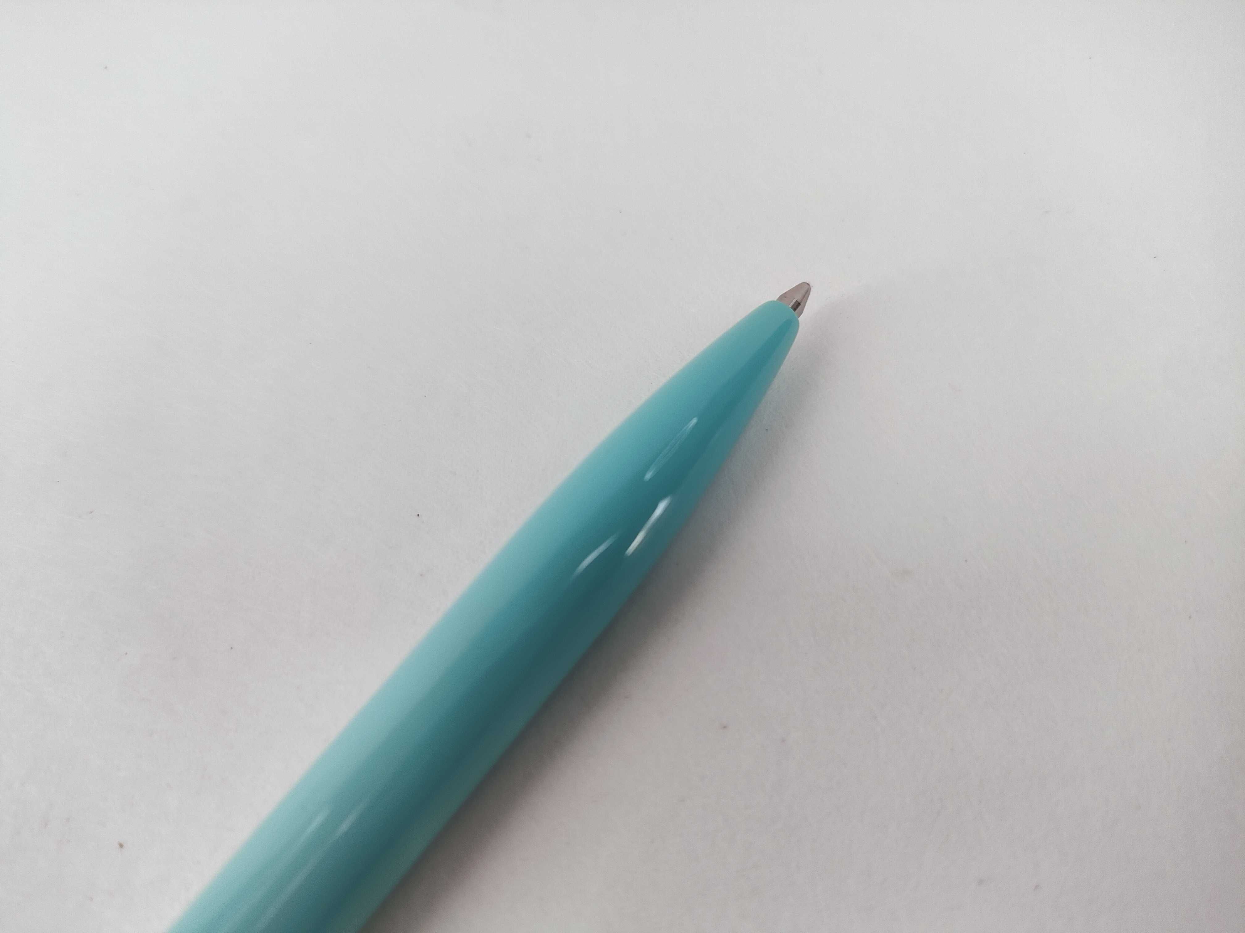 Tiffany & Co. Sterling Silver and Tiffany Blue Lacquer Ballpoint Pen