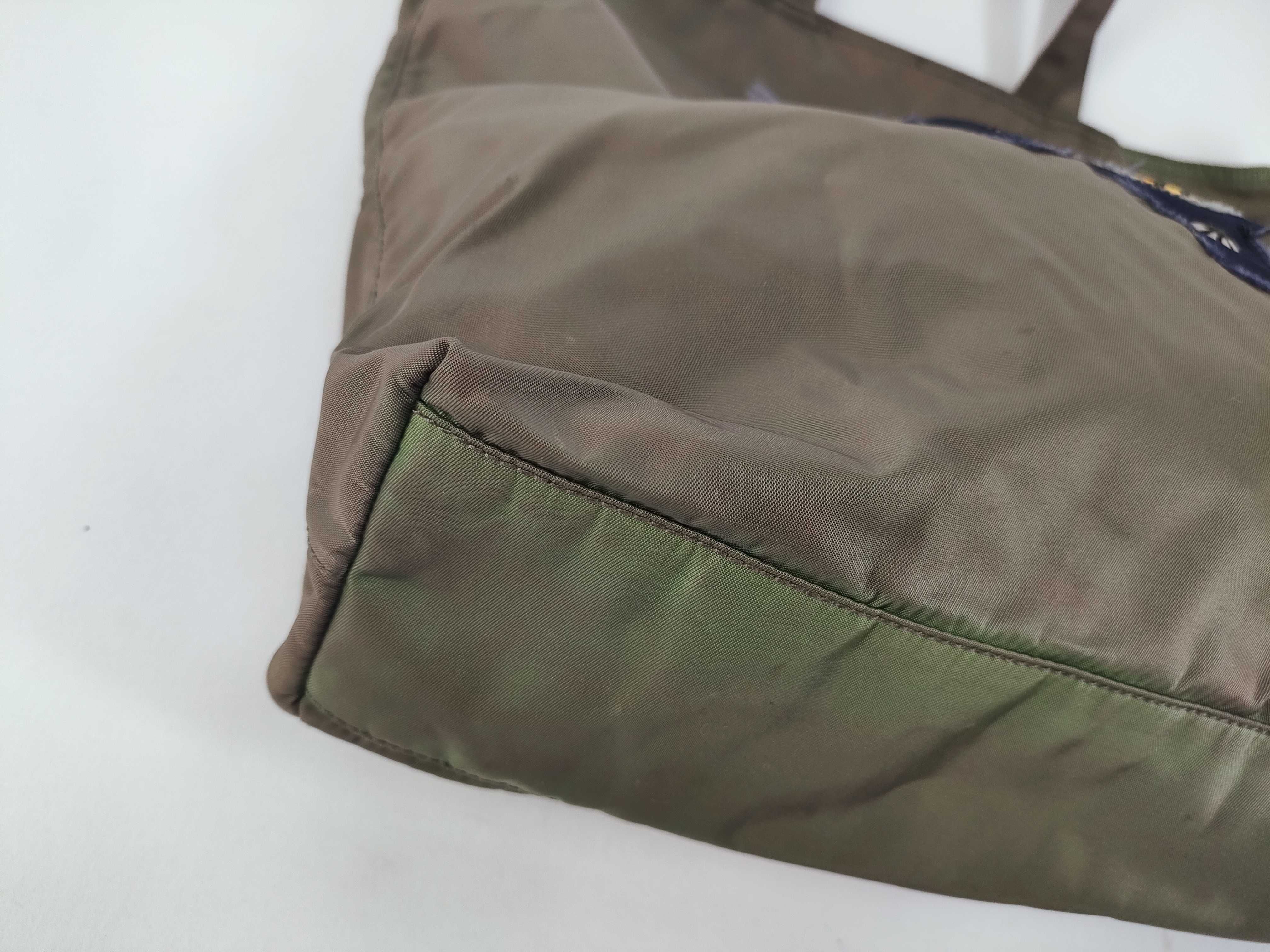 Prada Tessuto Robot Applique Nylon Tote Bag