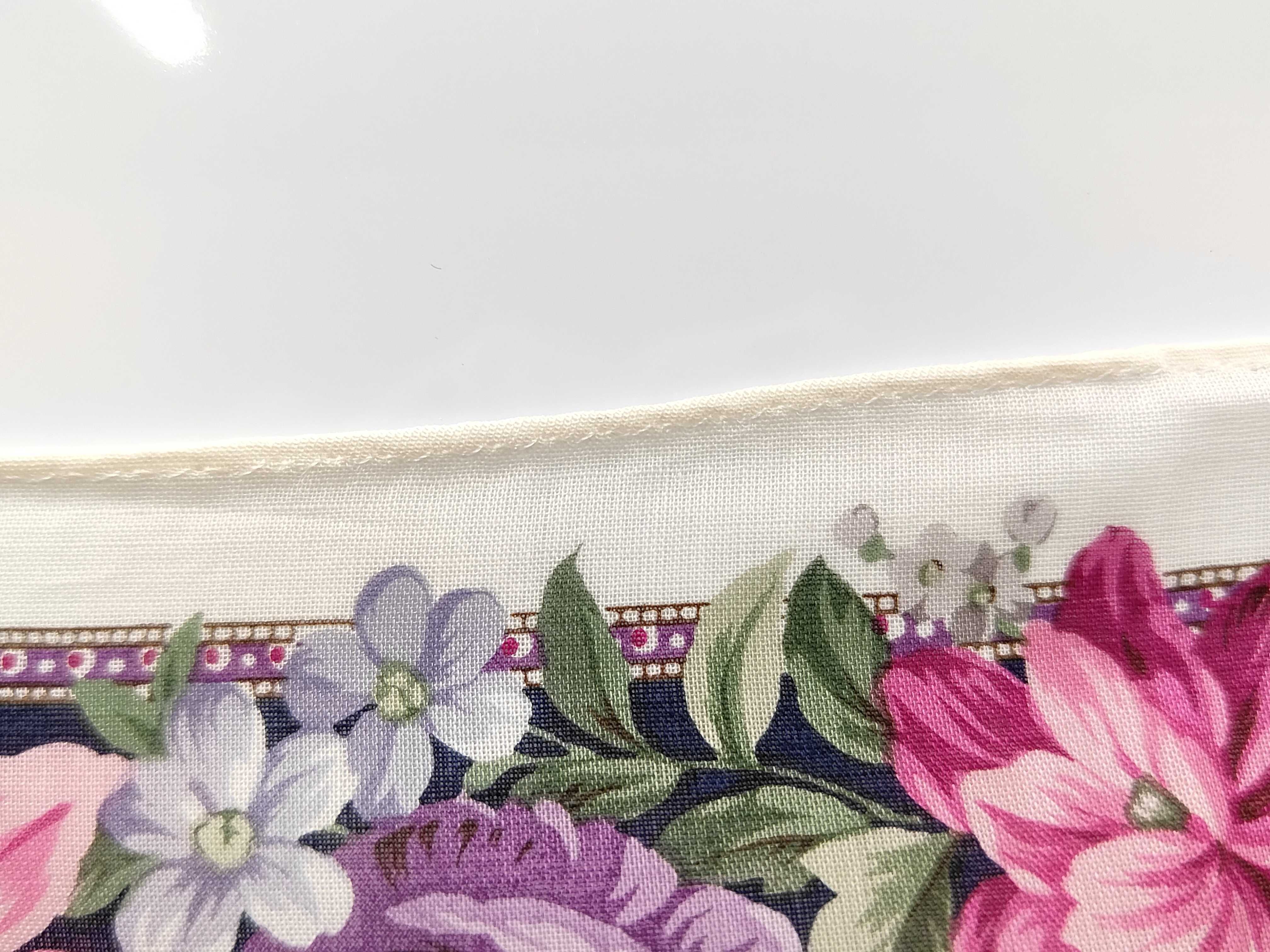 Yves Saint Laurent Floral Print Cotton Handkerchief