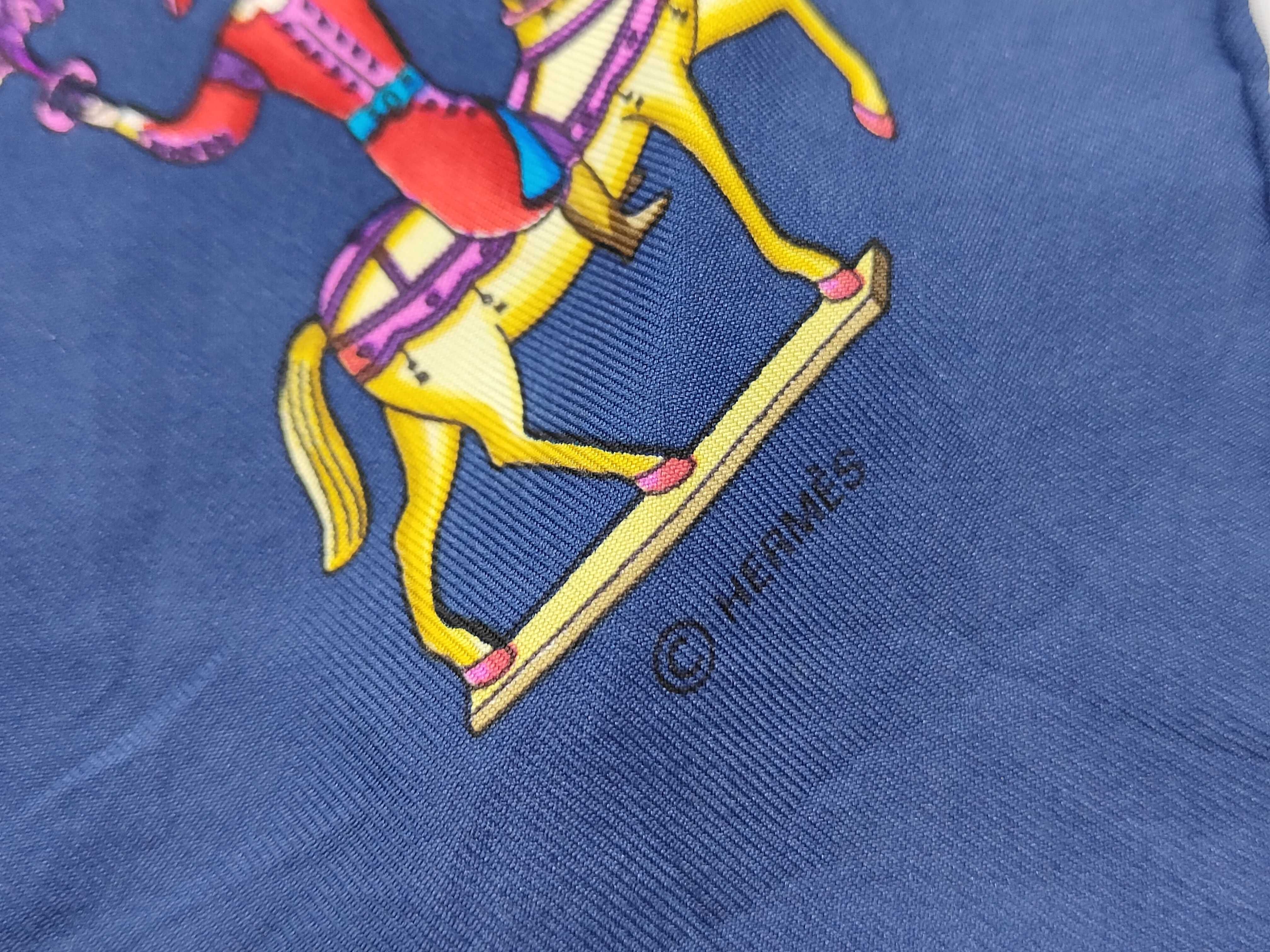 Hermes Les Artificiers Silk Scarf by Michel Duchene