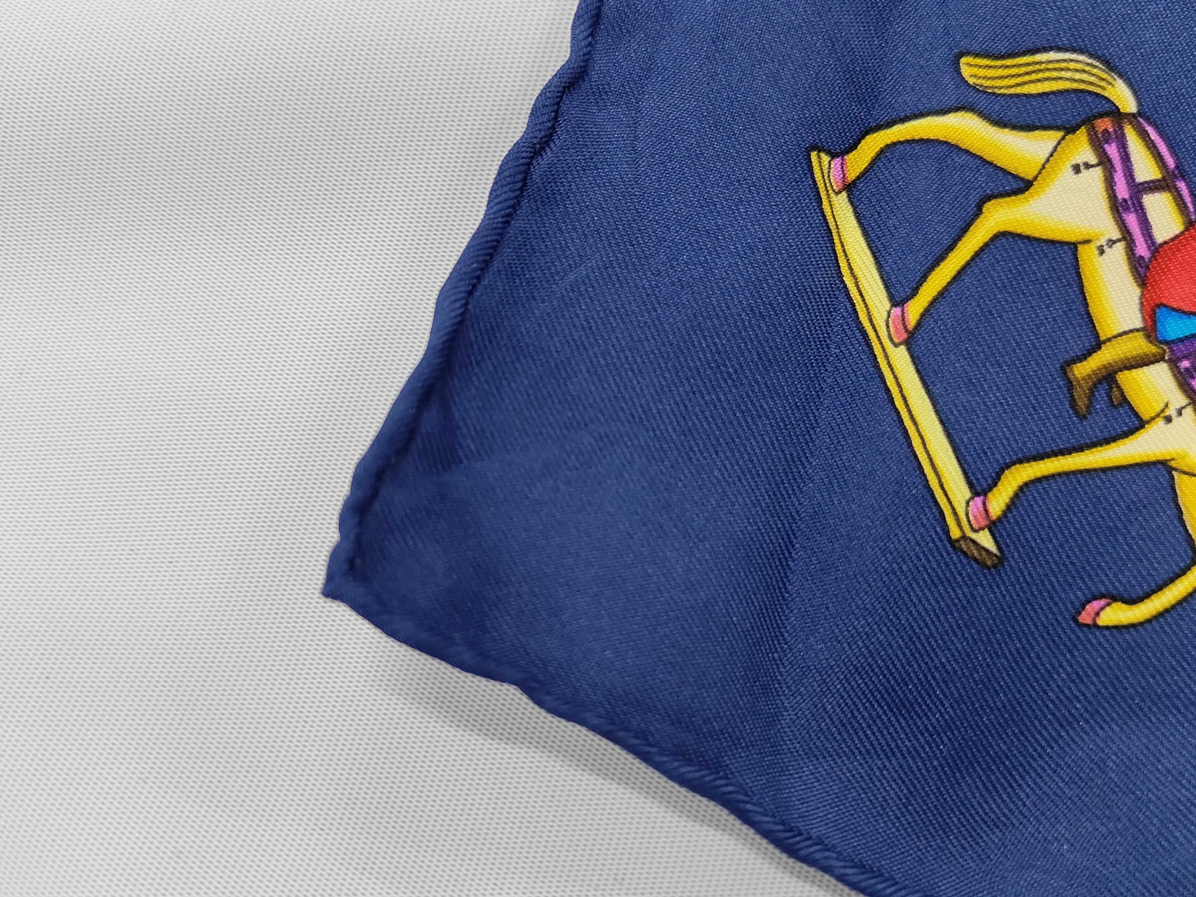 Hermes Les Artificiers Silk Scarf by Michel Duchene