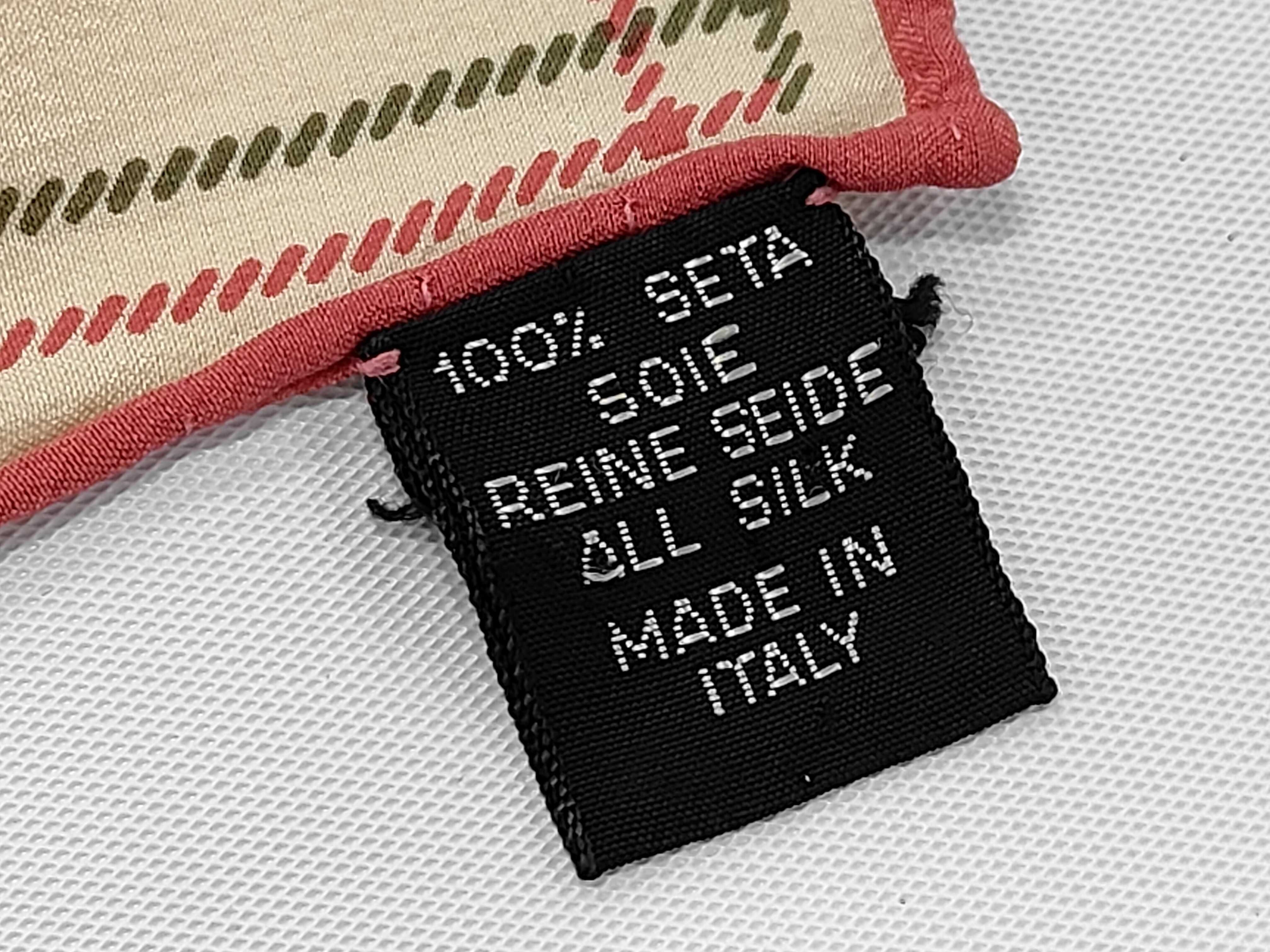 Chanel Vintage CC Logo Grid Pattern Silk Scarf