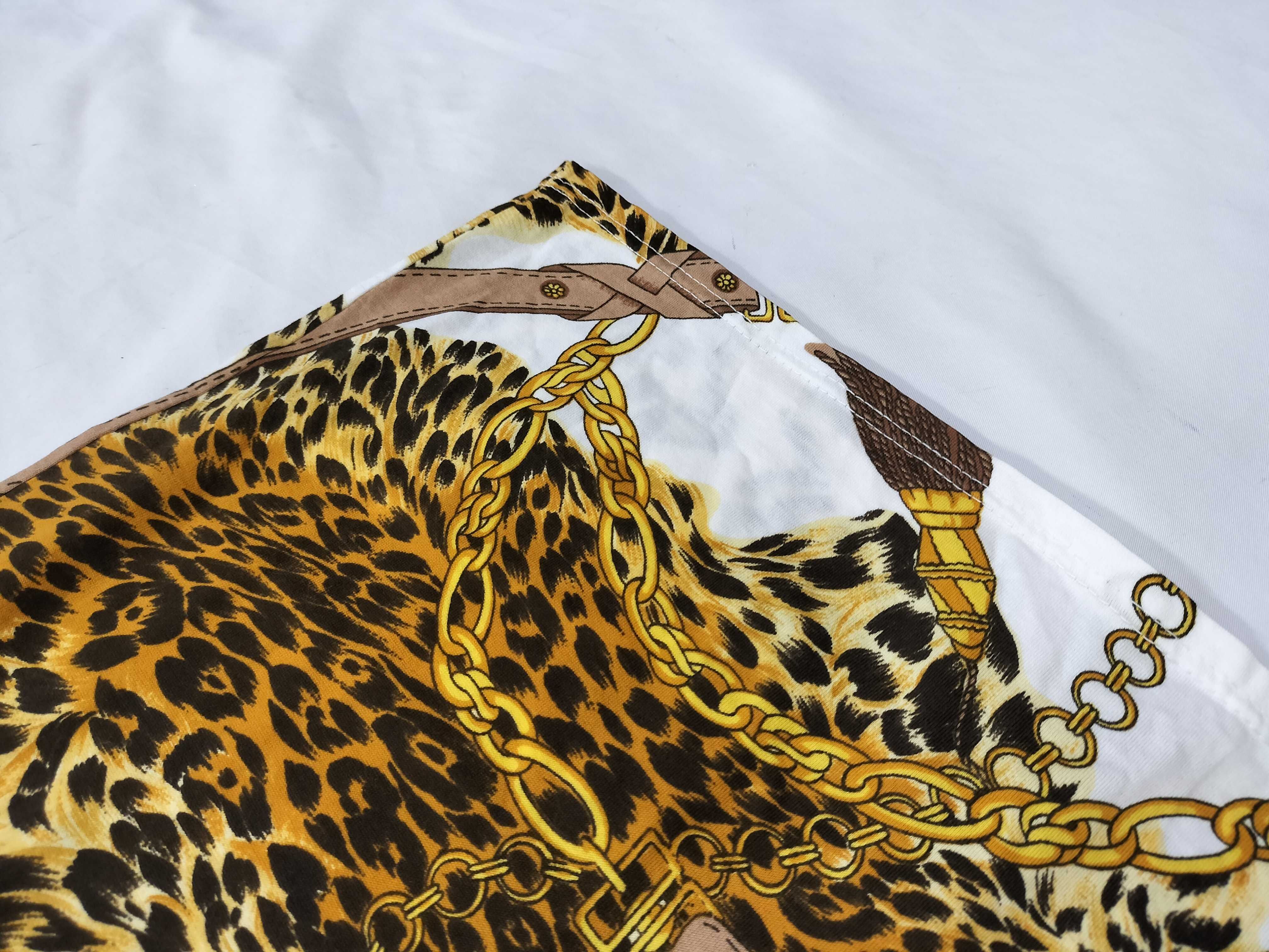 Loewe Vintage Leopard and Chain Link Graphic T-Shirt