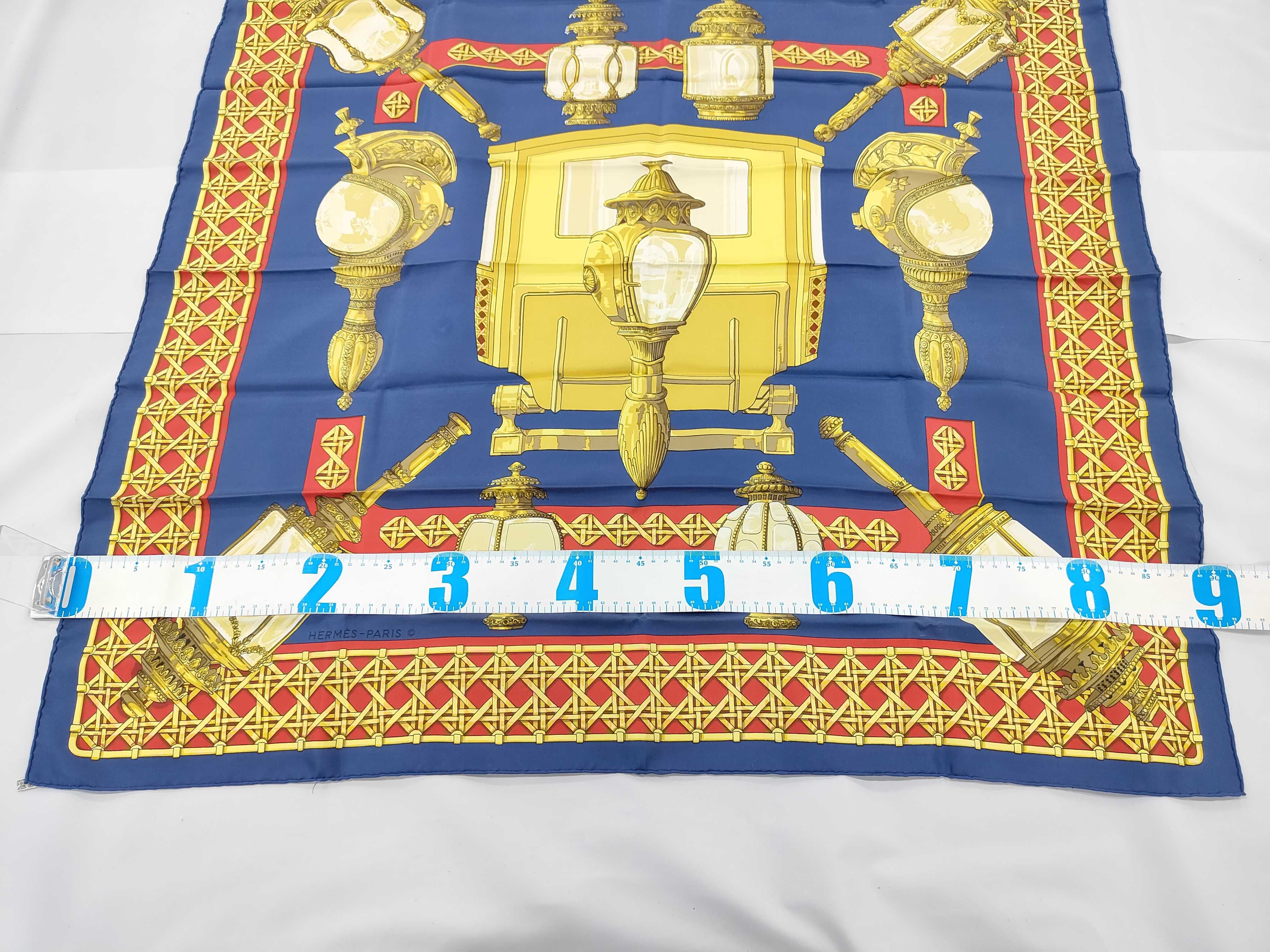 Hermes Feux de Route Silk Scarf