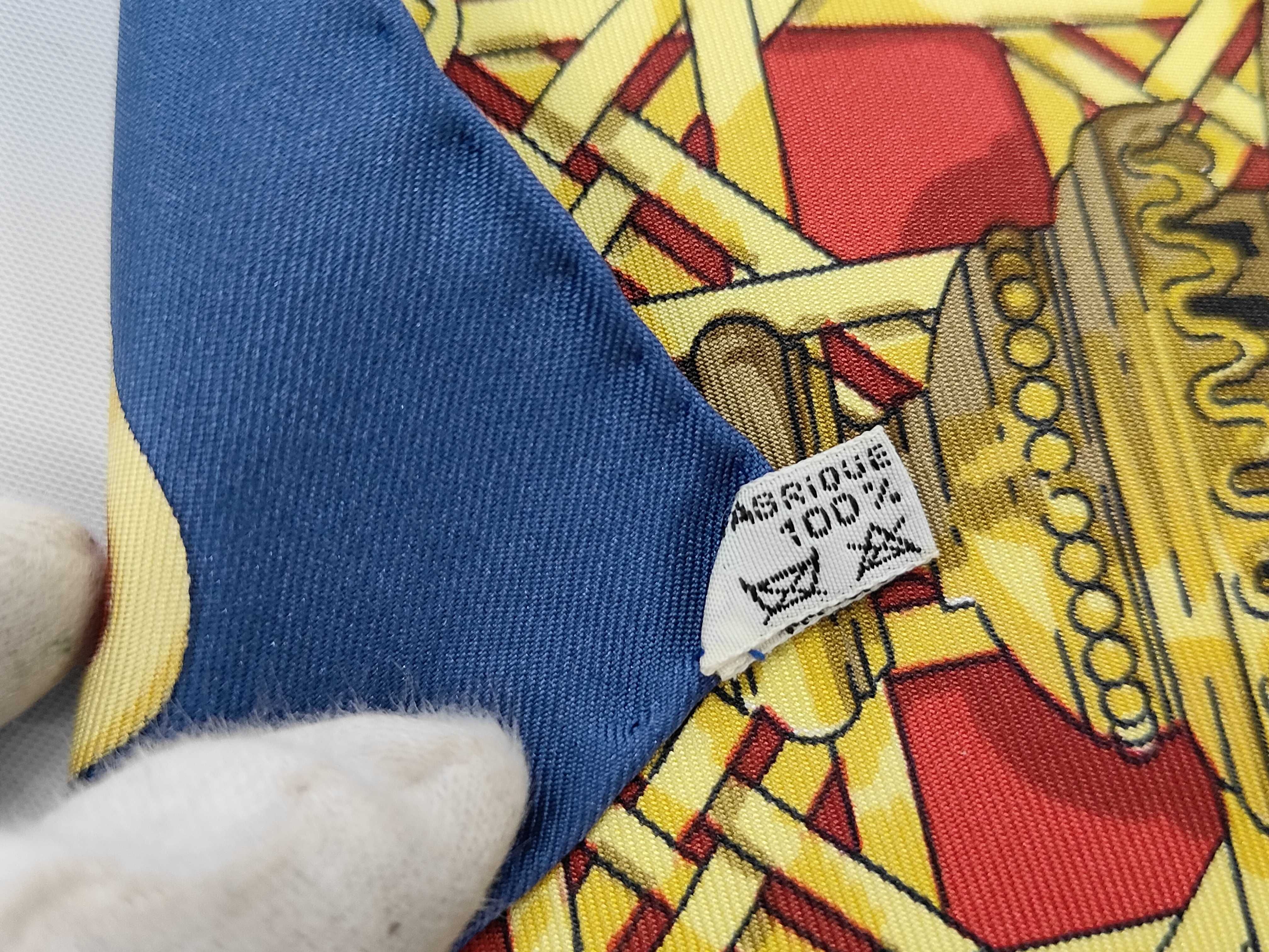 Hermes Feux de Route Silk Scarf
