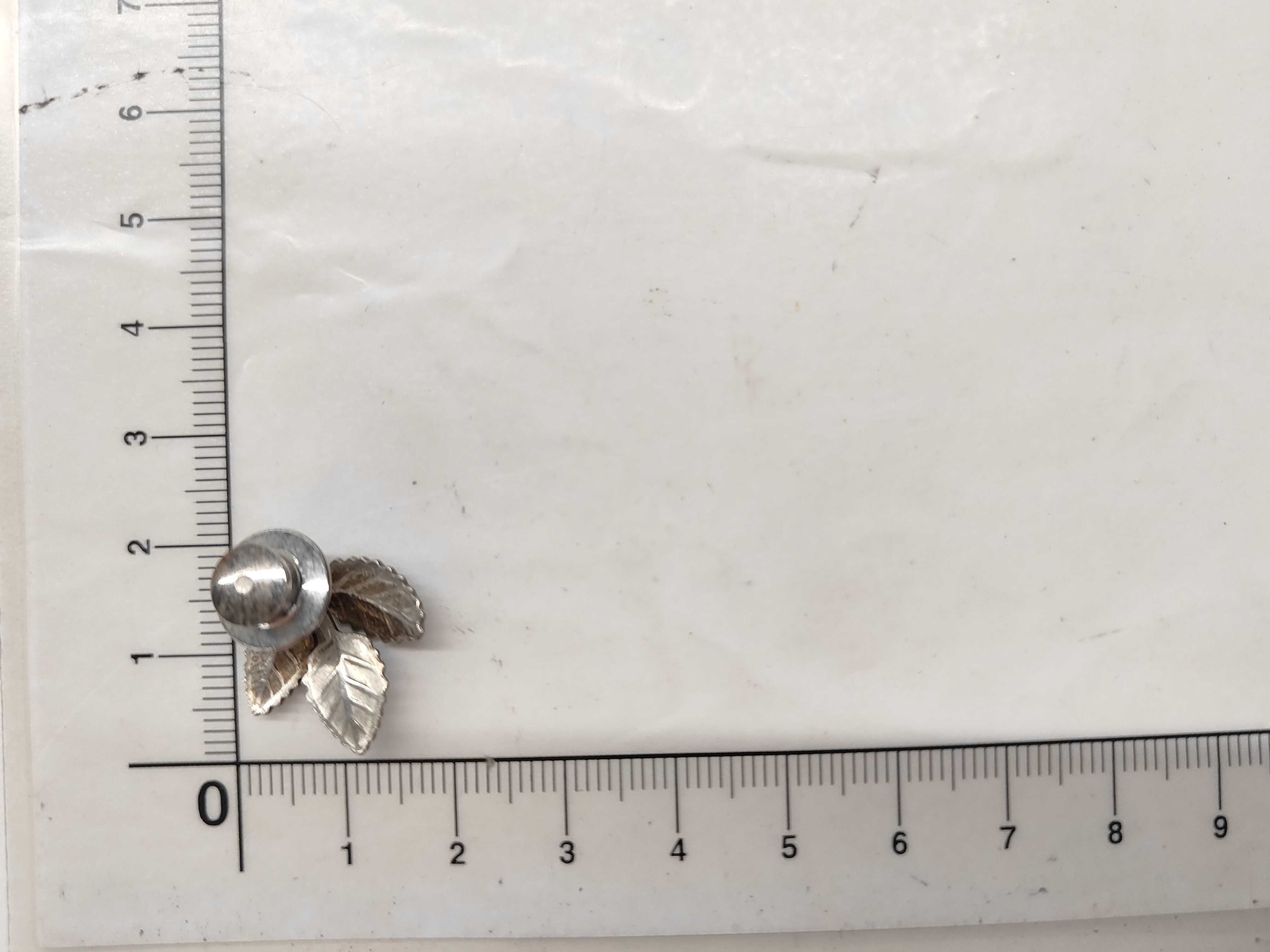 Tiffany and Co. Sterling Silver Three Leaf Cluster Lapel Pin