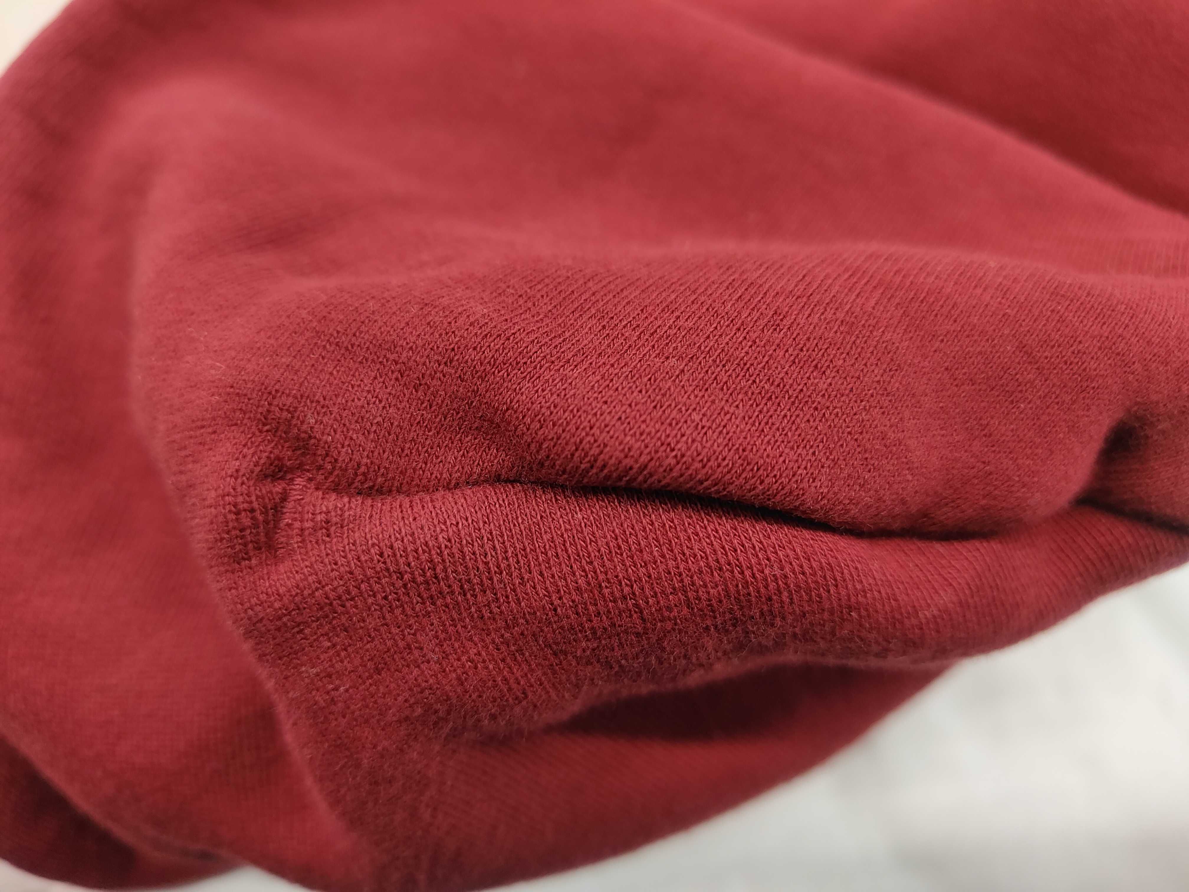 Kenzo Paris Cotton Tiger Motif Pullover Hoodie, Burgundy, Size S