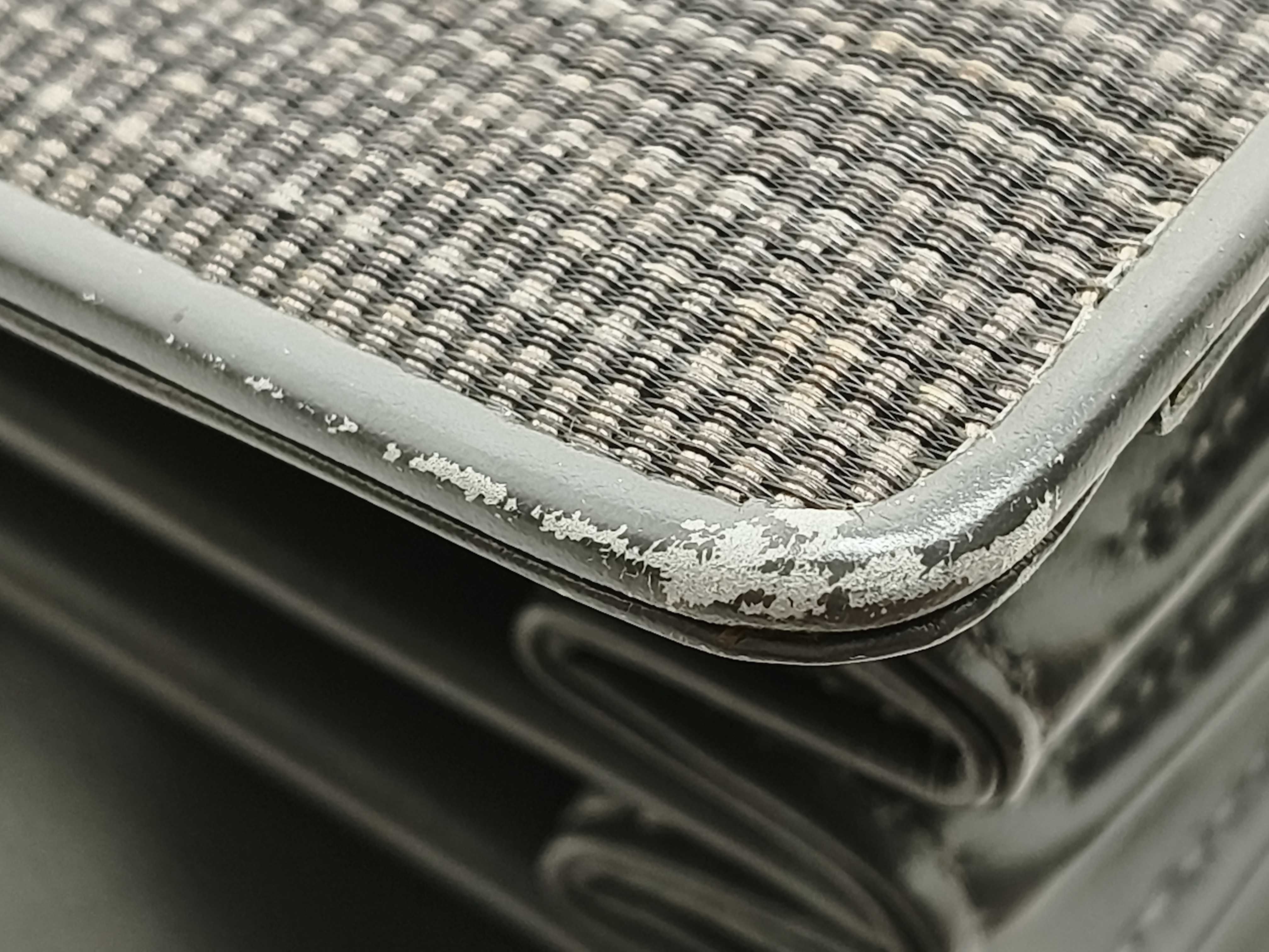 Comtesse Swagger Structured Gray Woven Horsehair and Leather Top Handle Bag